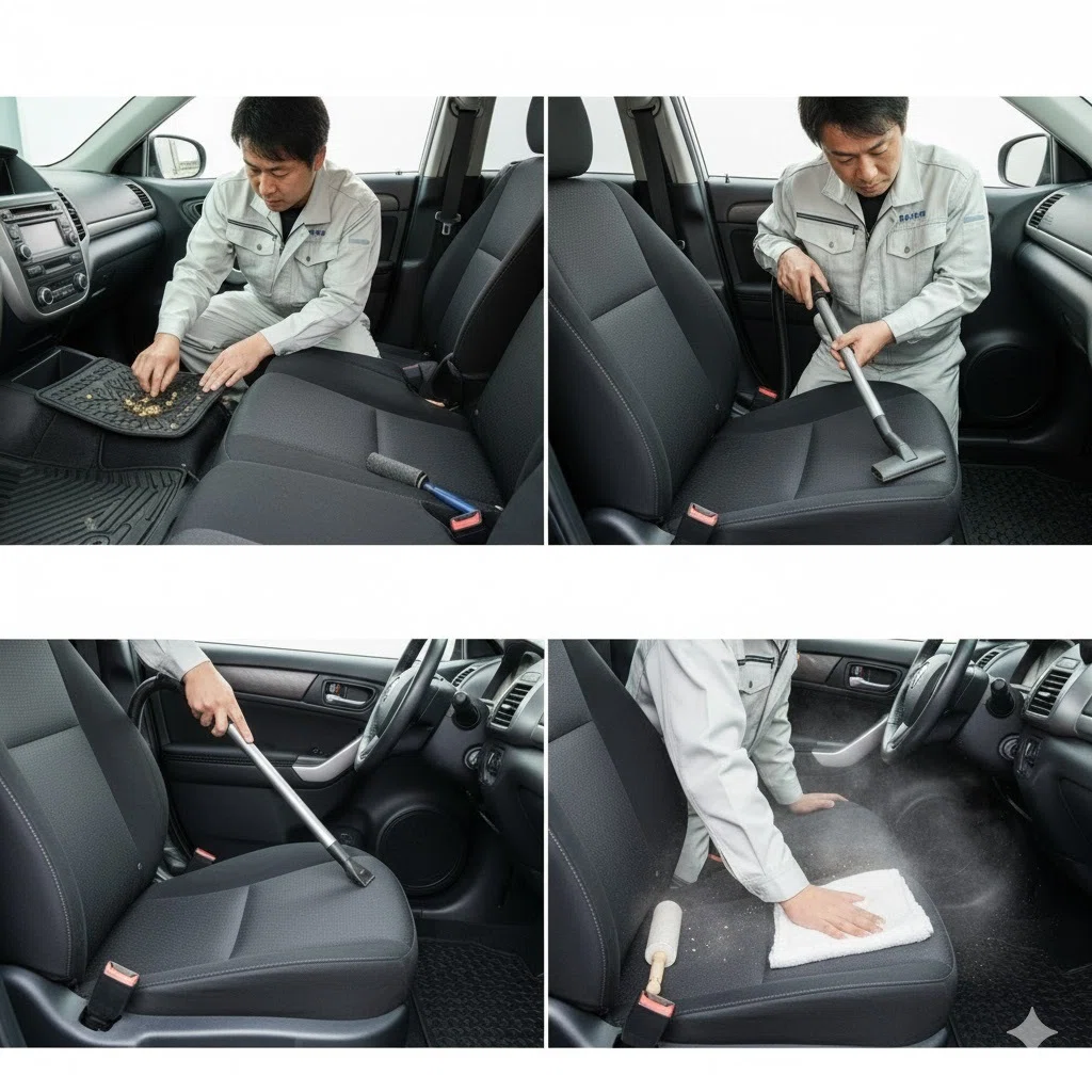 スチームクリーナーで車のシート掃除！効果や注意点を解説｜kireisuki