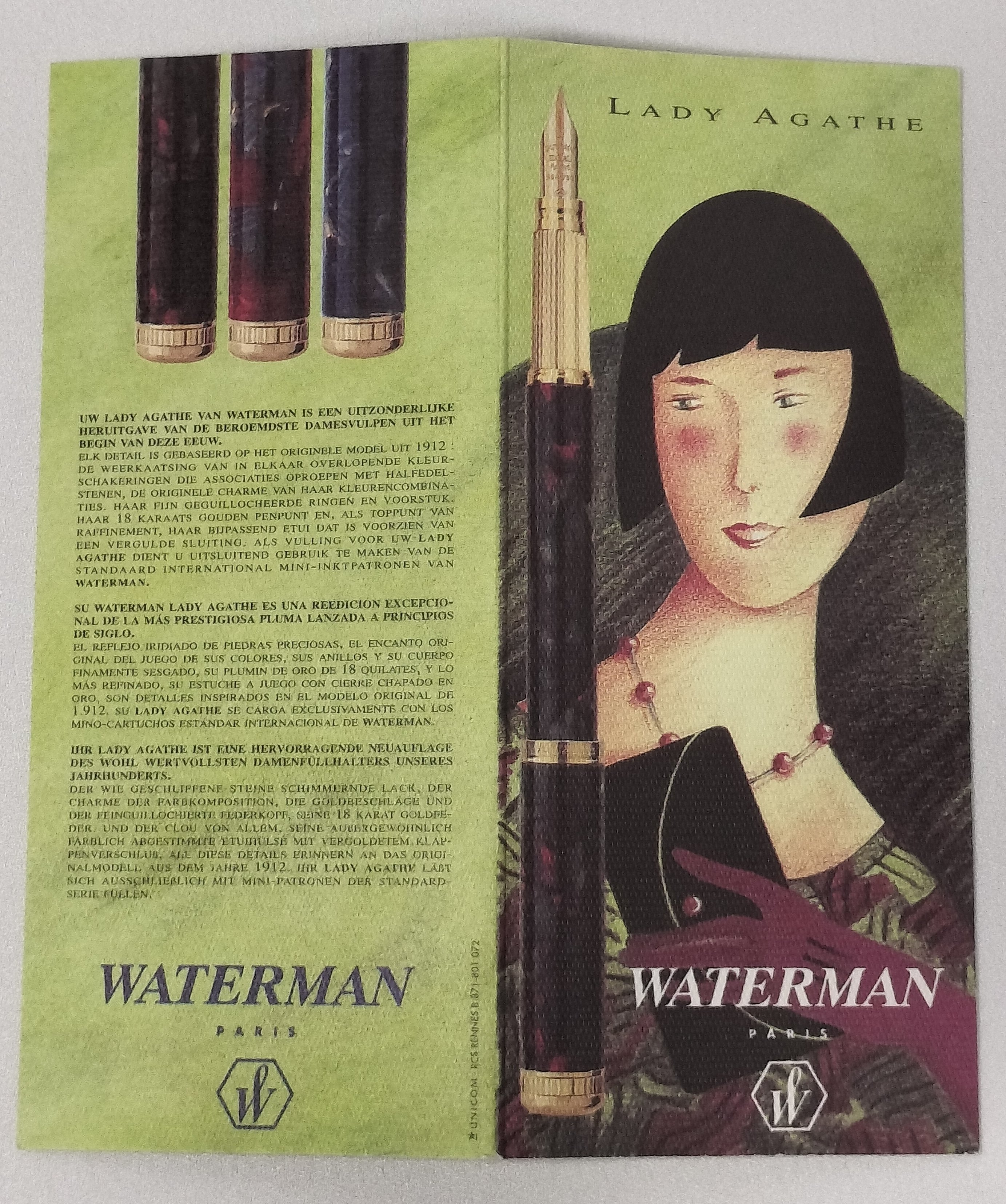 WATERMAN Lady-Agatha 万年筆 字幅EF WATERMAN Lady Agatha(レディアガサ)|れもねーど