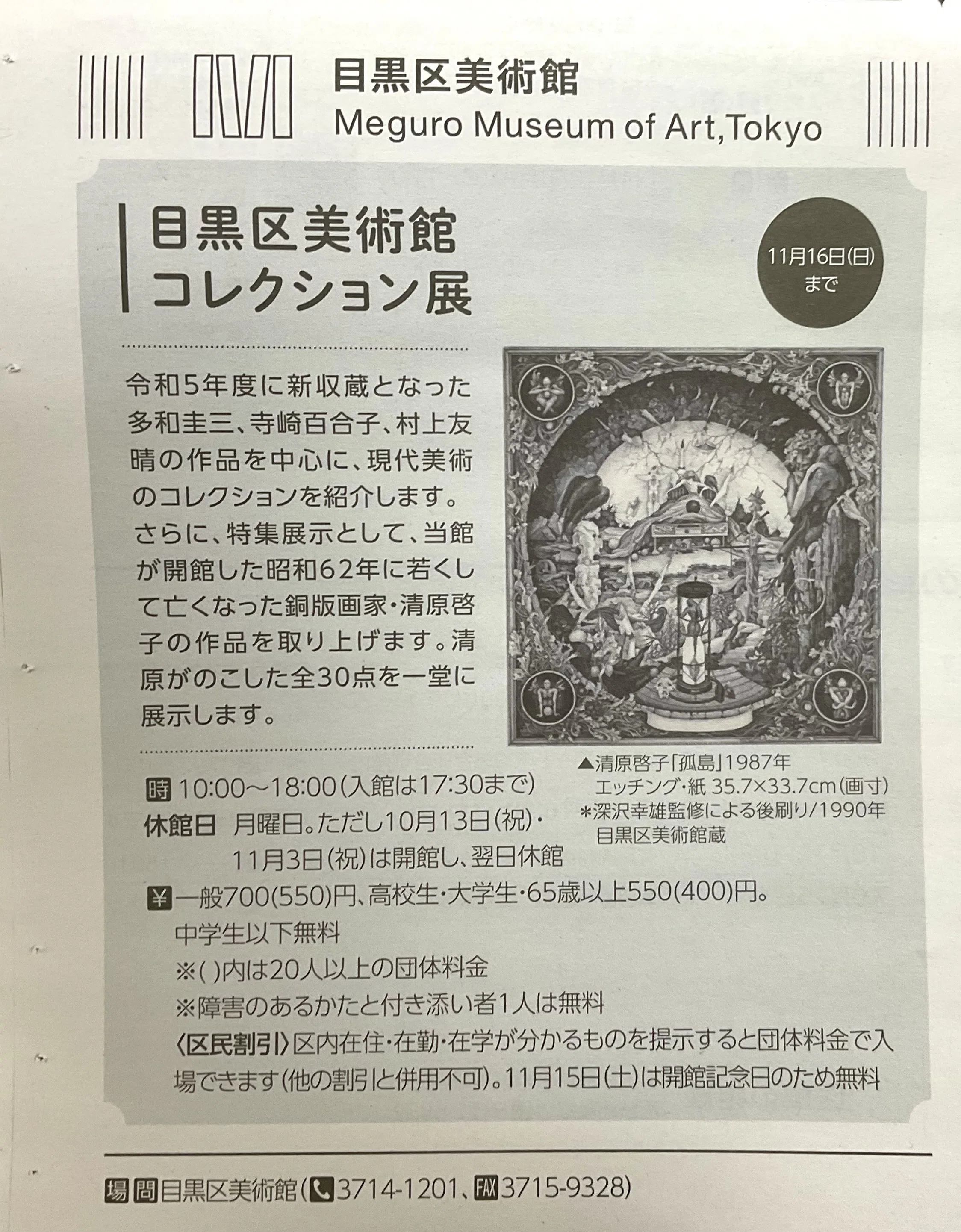銅版画家清原啓子作品の細密描画の秘密にせまる、動画の編集完全版です