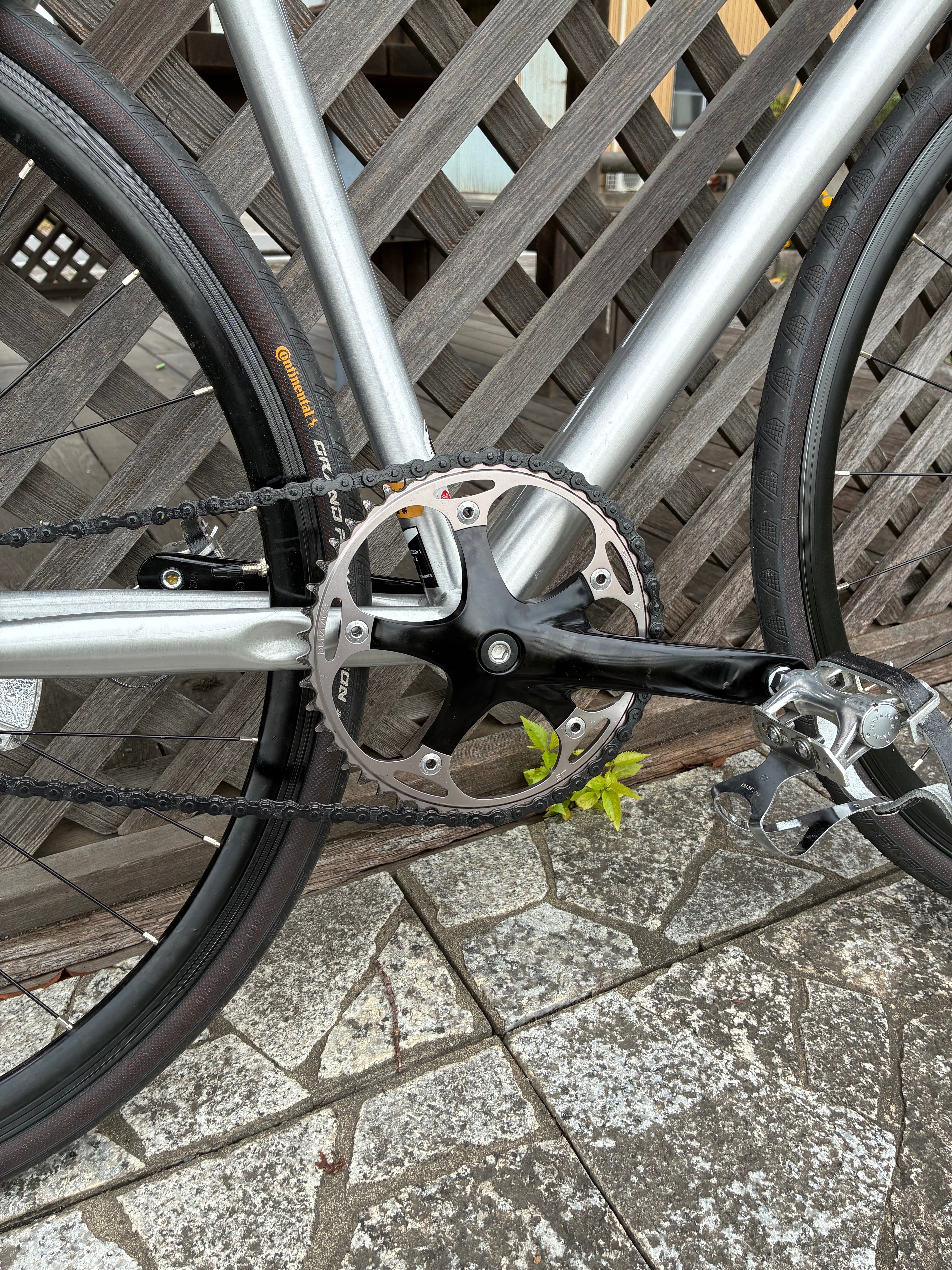 FUJI TRAK ARCV フレーム＋チェーン+BB Fuji トラックアーカイブ