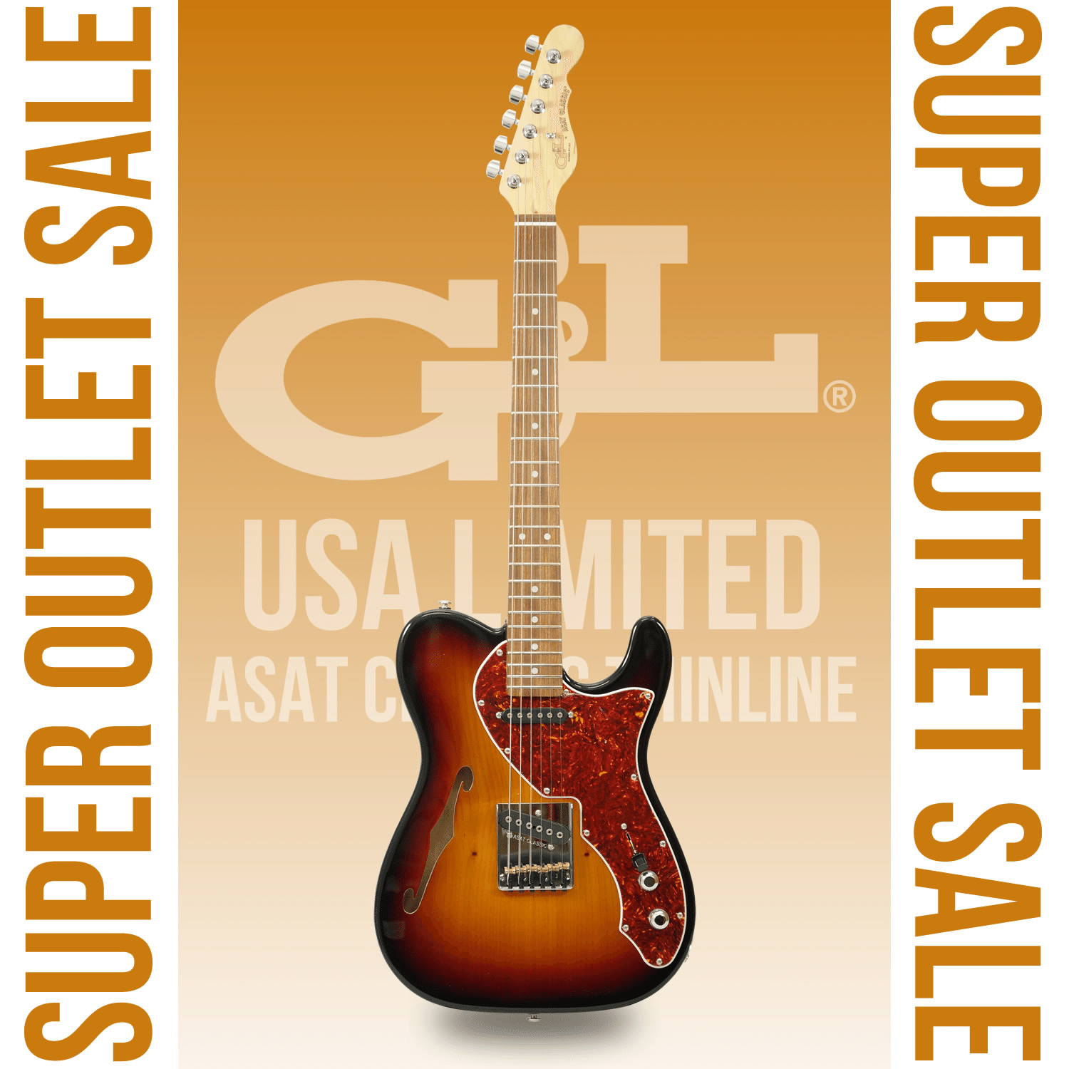 G&L祭り！USAメイドの限定モデル「Limited ASAT Classic Thinline