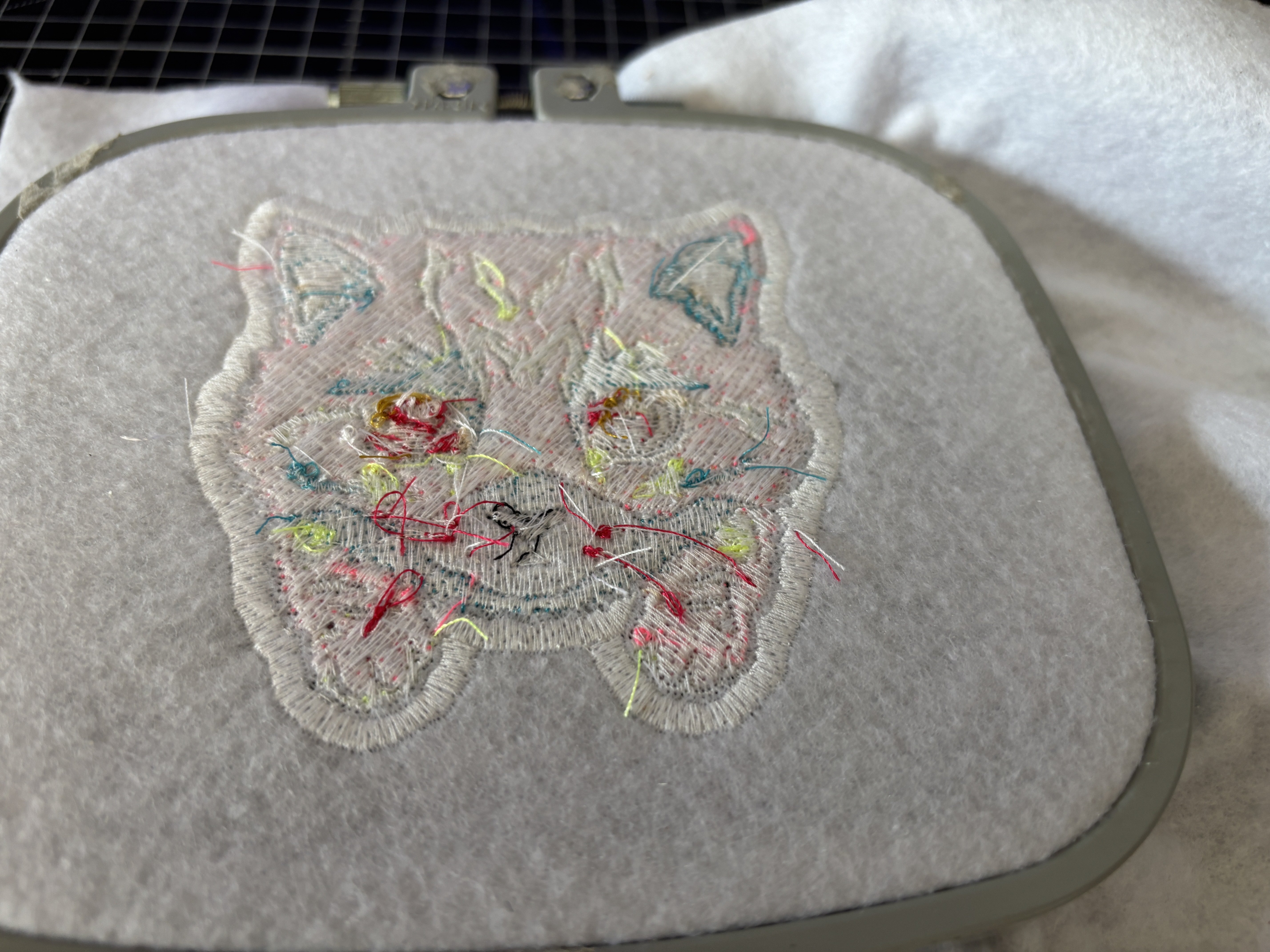 PR1055xで初刺繍！ #目標に向かう記録295｜琴里(ことり)