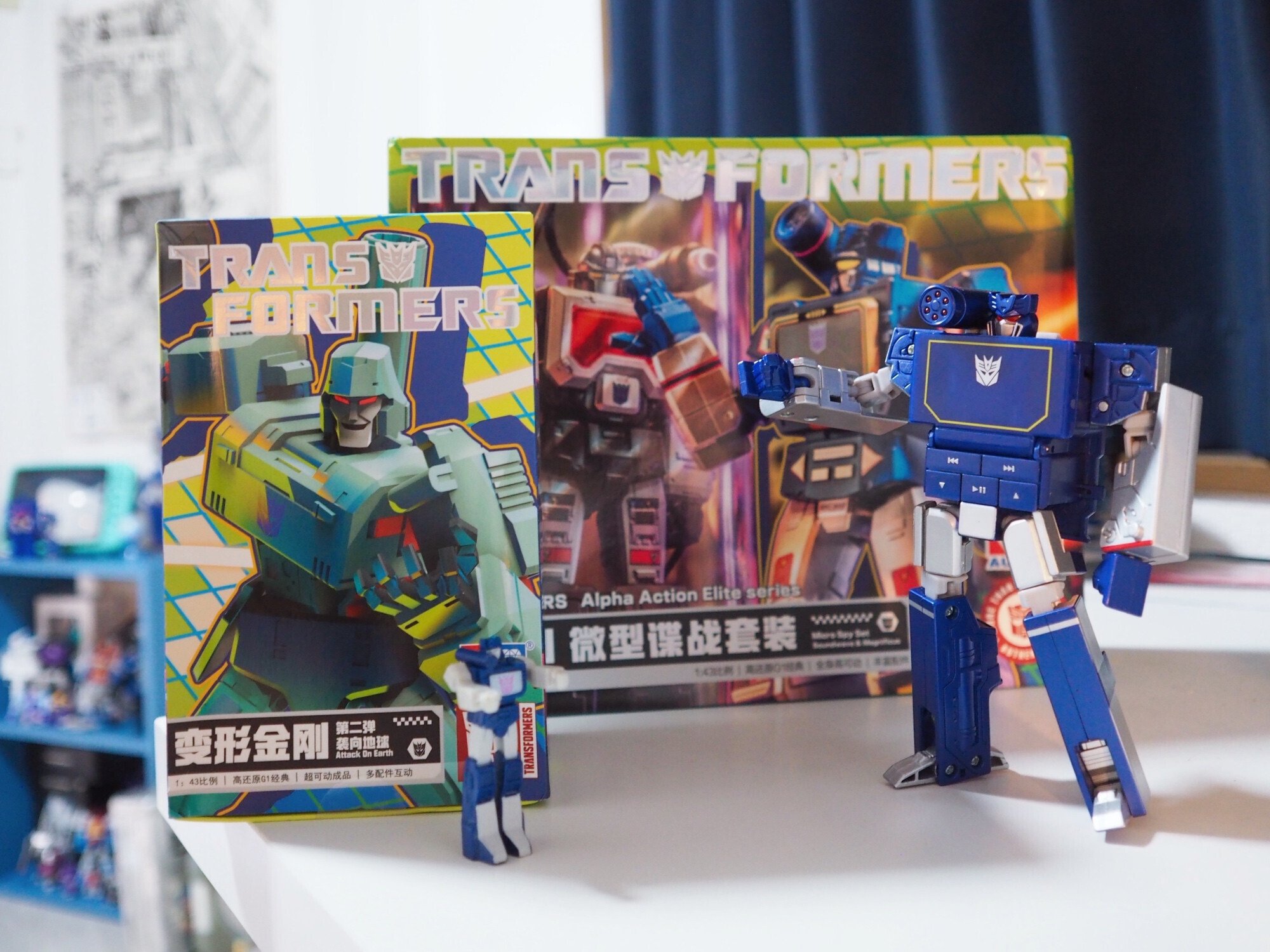 AULDEYのサウンドウェーブ＆マグニフィカス到着｜TFの写真｜えかわかなこ