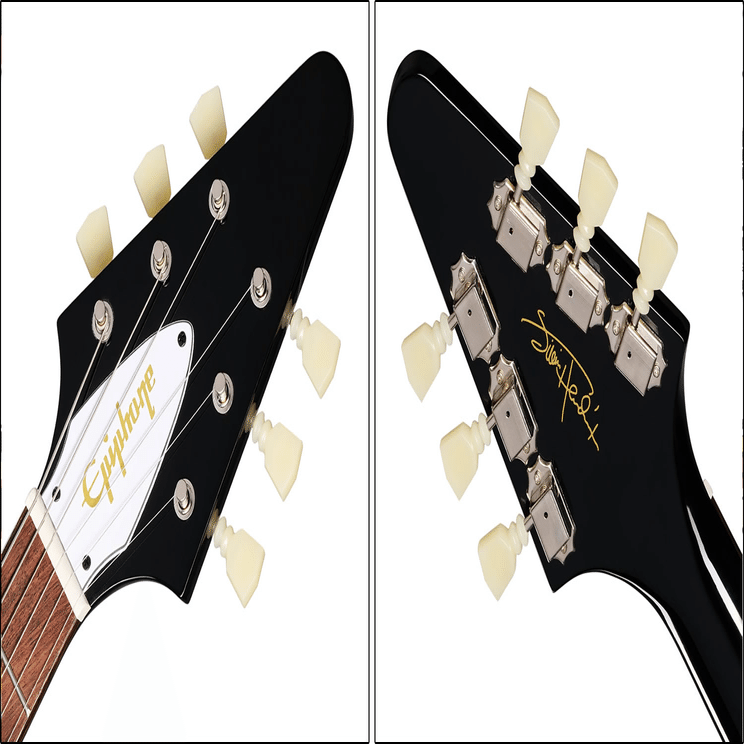 エピフォンによるジミ・ヘンドリックス「Love Drops」フライングV