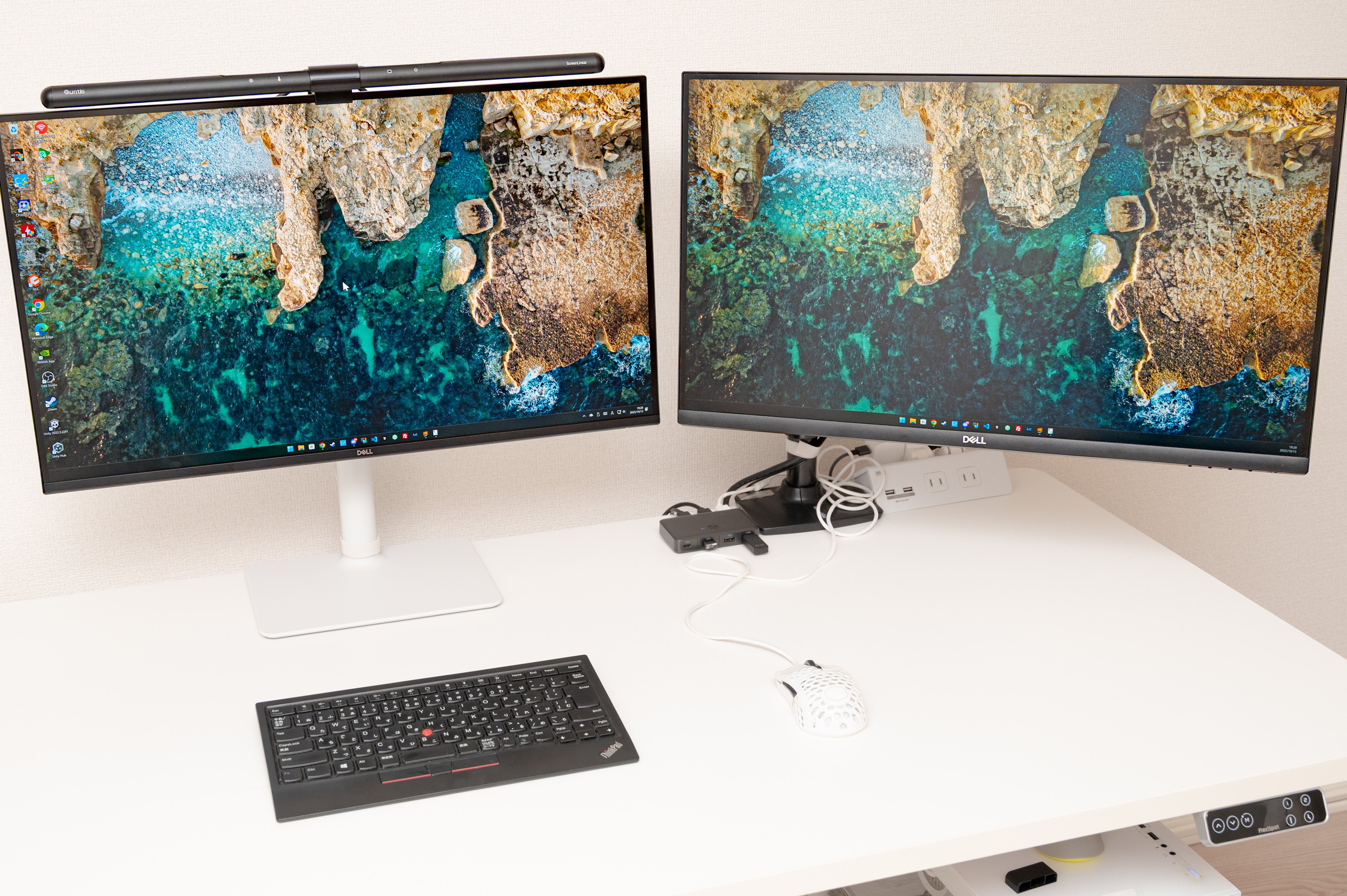 Dell S2725QC レビュー】27inch 4Kのモニター2枚にしてみたら最高だっ