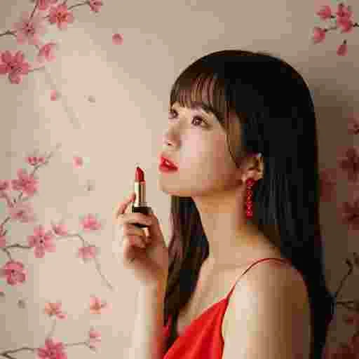 口紅 人物 写真素材/写真販売 AI画像 有料＜30枚：350円＞商用利用可（サンプル）011
