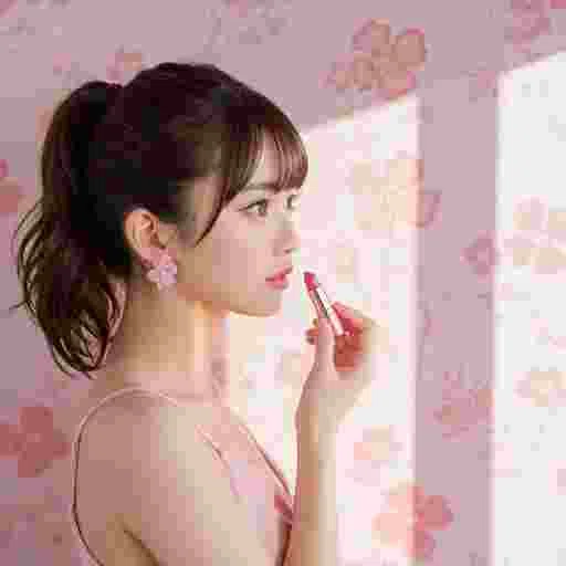 口紅 人物 写真素材/写真販売 AI画像 有料＜30枚：350円＞商用利用可（サンプル）012