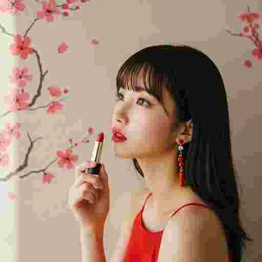 口紅 人物 写真素材/写真販売 AI画像 有料＜30枚：350円＞商用利用可（サンプル）022