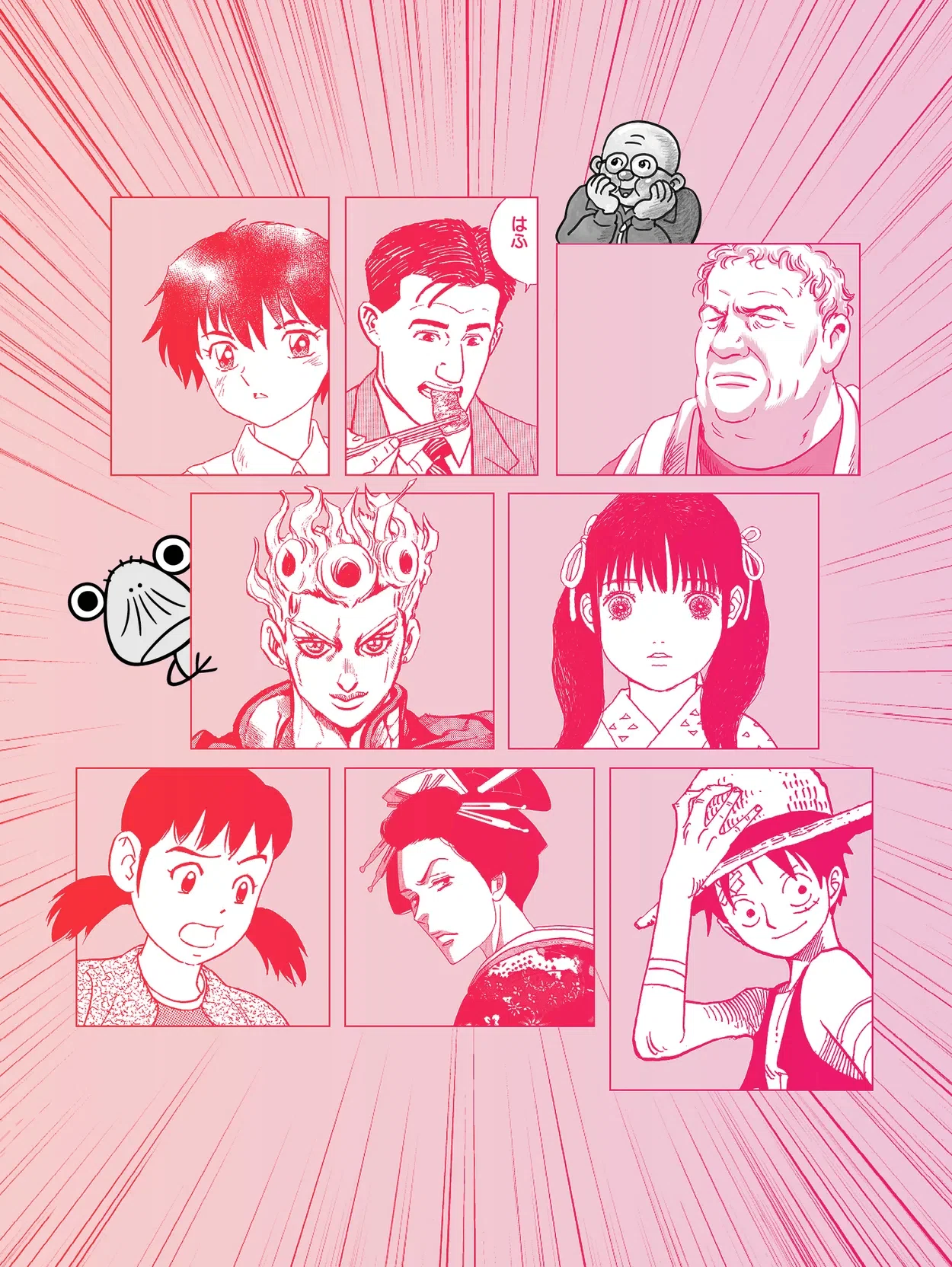 Art of Manga マンガの芸術展・デ・ヤング美術館・ジョジョ・アクリル 