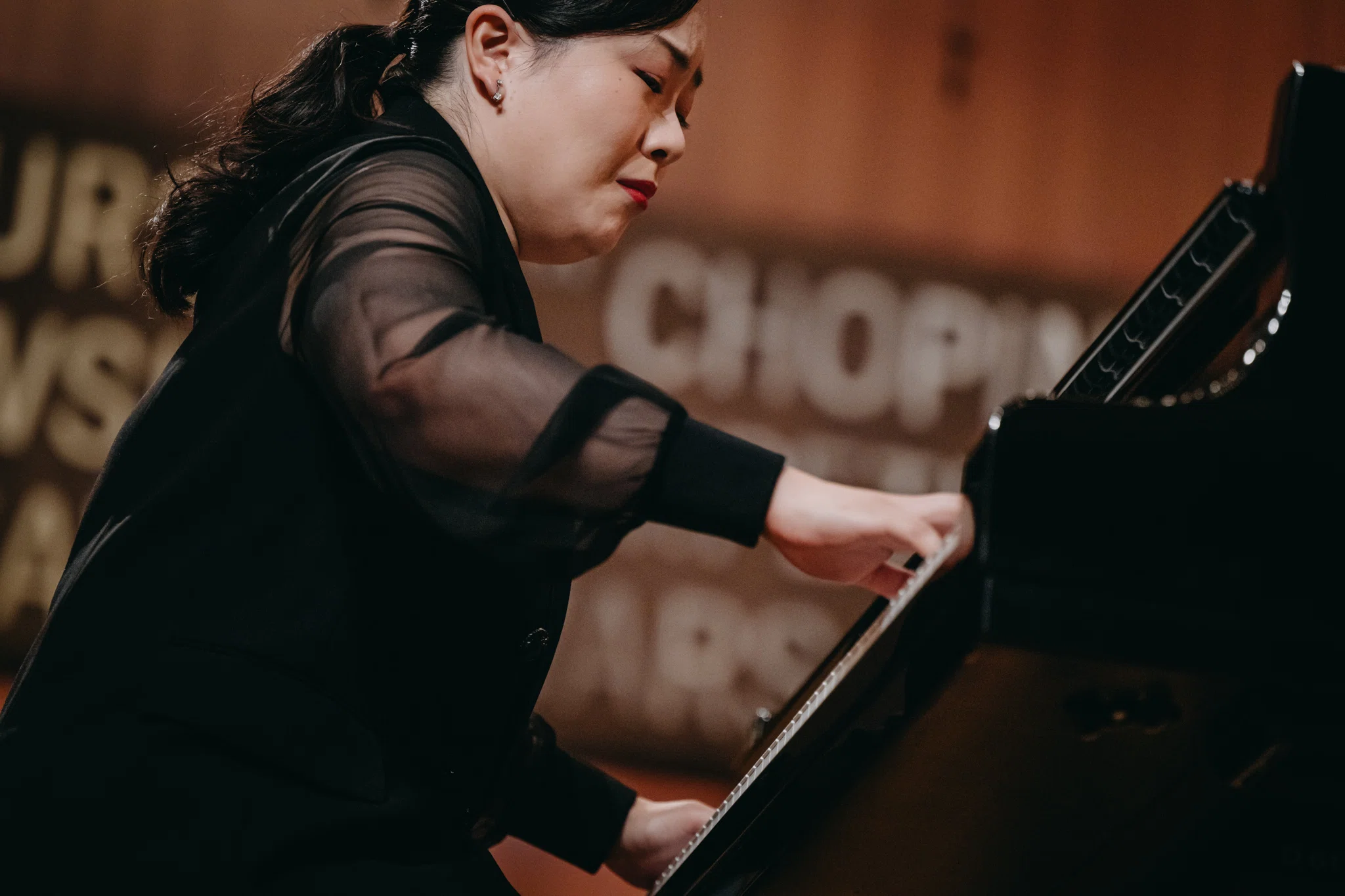 ご本人ののサイン入り、桑原志織さん CD 3次予選1日目（10/14）～昼3人・夜4人が演奏。夜の部0時から桑原志織