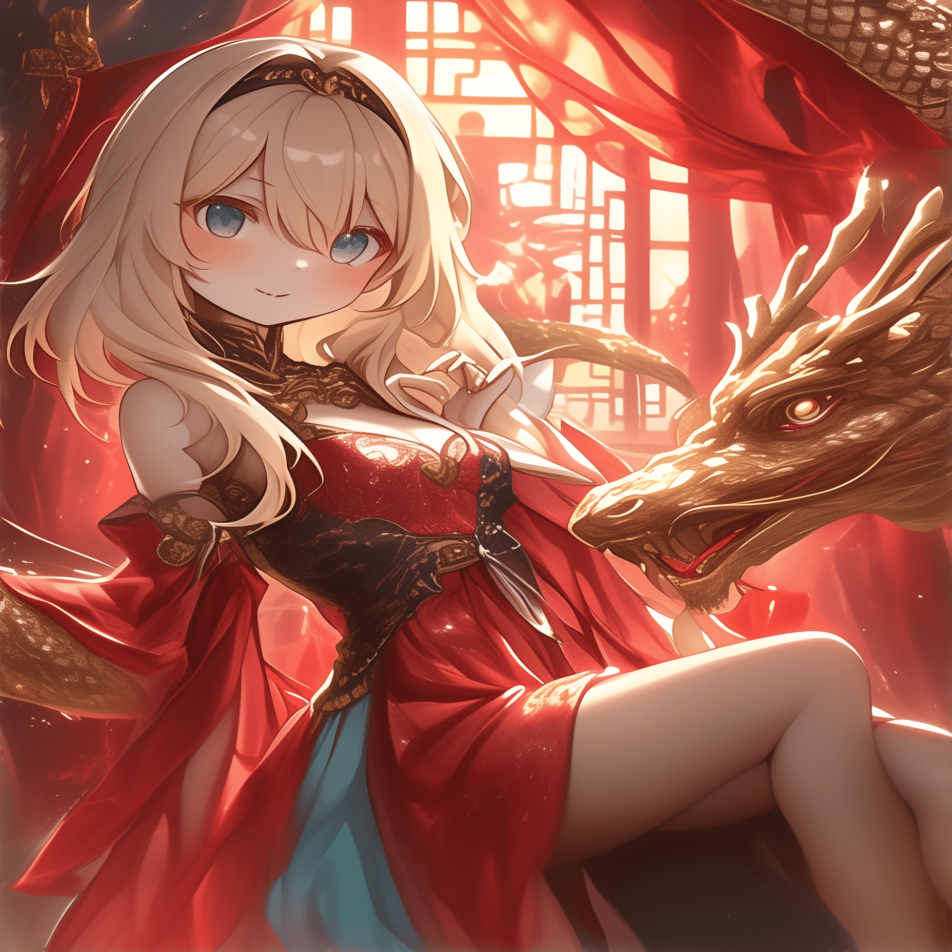 お絵描き：チャイナ#AIアート #AIイラスト #Midjourney｜むぎ屋@生成AI