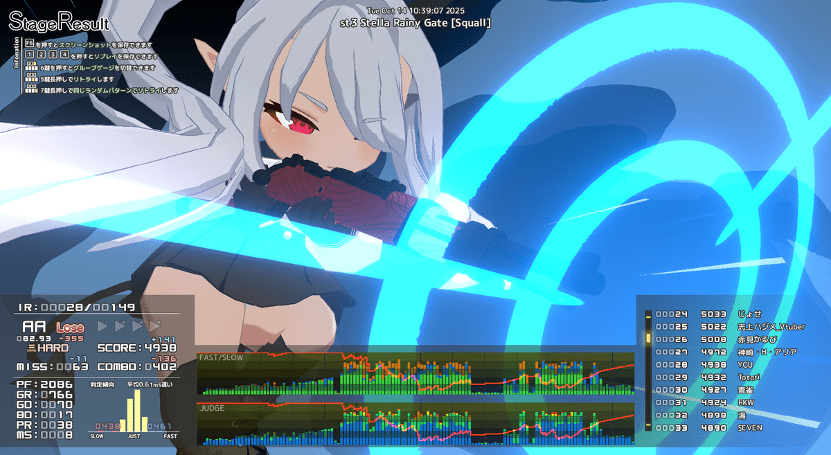 音ゲー日記20251014｜GRASS