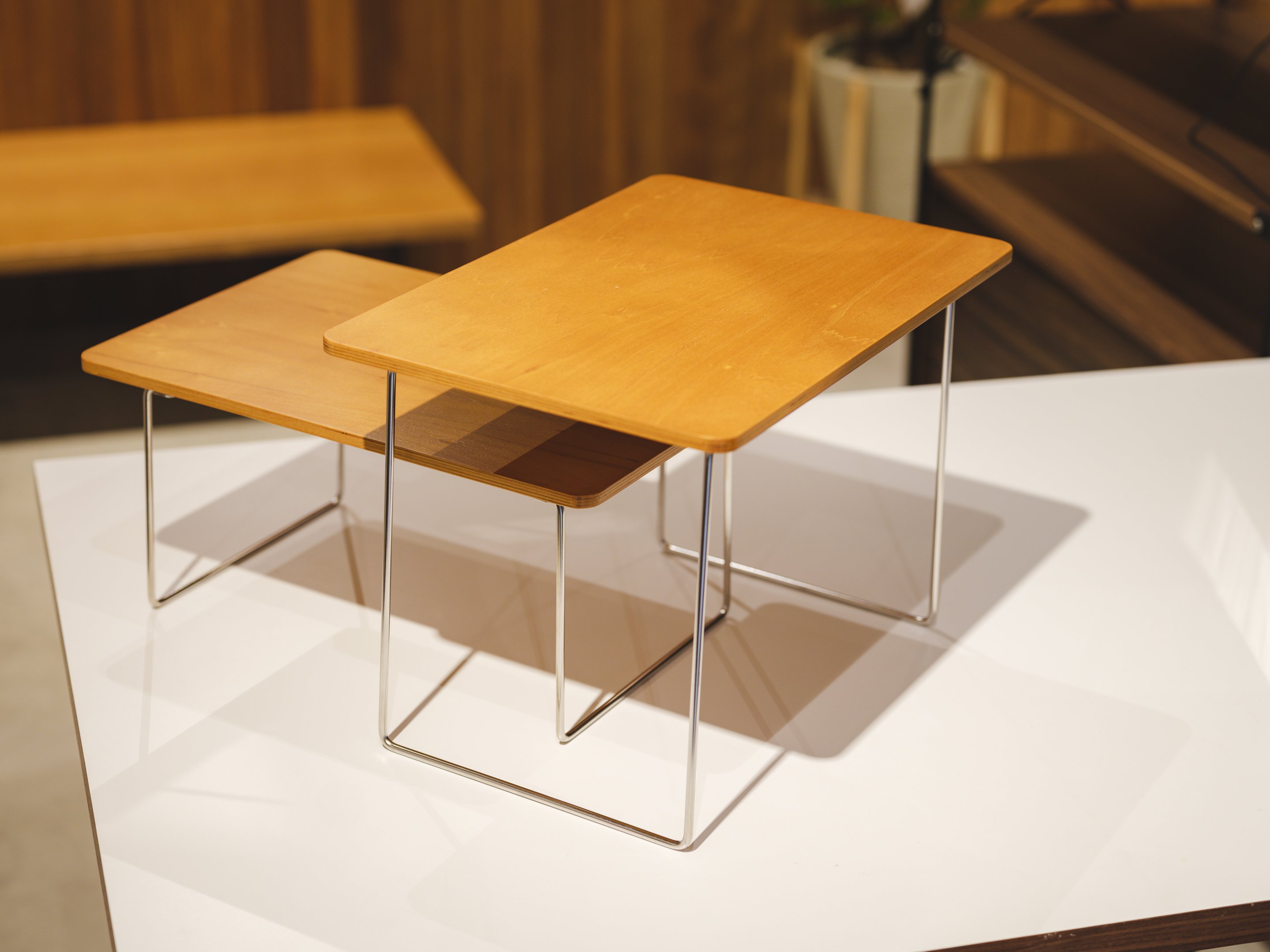 ◆未使用◆PLUS スクエア　テーブル2020年製　ミッドセンチュリー　モダン OSとしての無印良品-ミッドセンチュリーモダンを通して問うデザインの