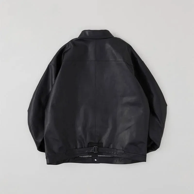 平面的なレザーJKT。着るほど自らの立体感へ。【2025 A/W】【NICENESS