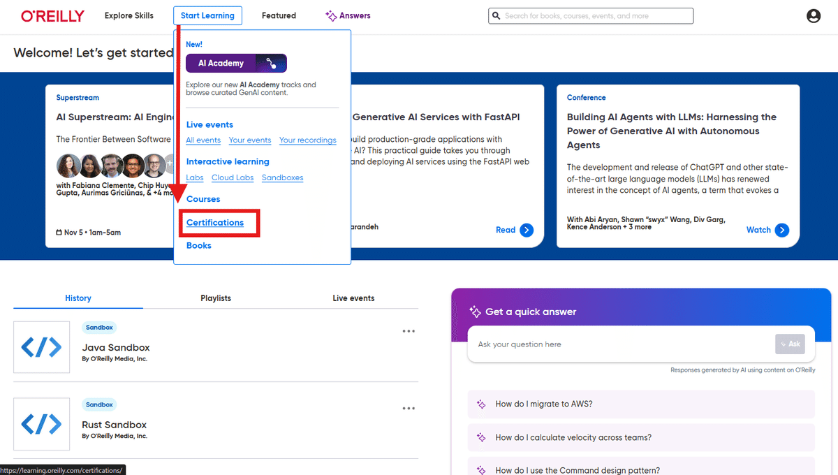 O’Reilly Learning Platformで資格学習を体系的に進める｜O'Reilly Learning Platform