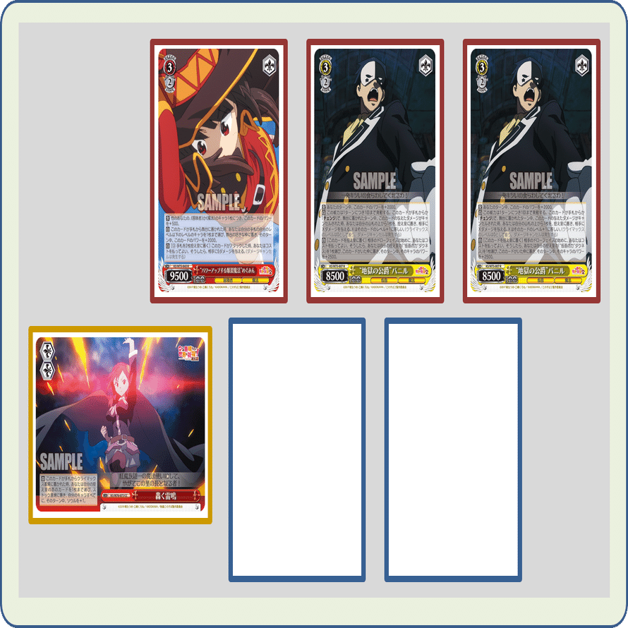 トリオで迷ったらコレ？？？このすば置きブ扉【構築雑記】｜しむ