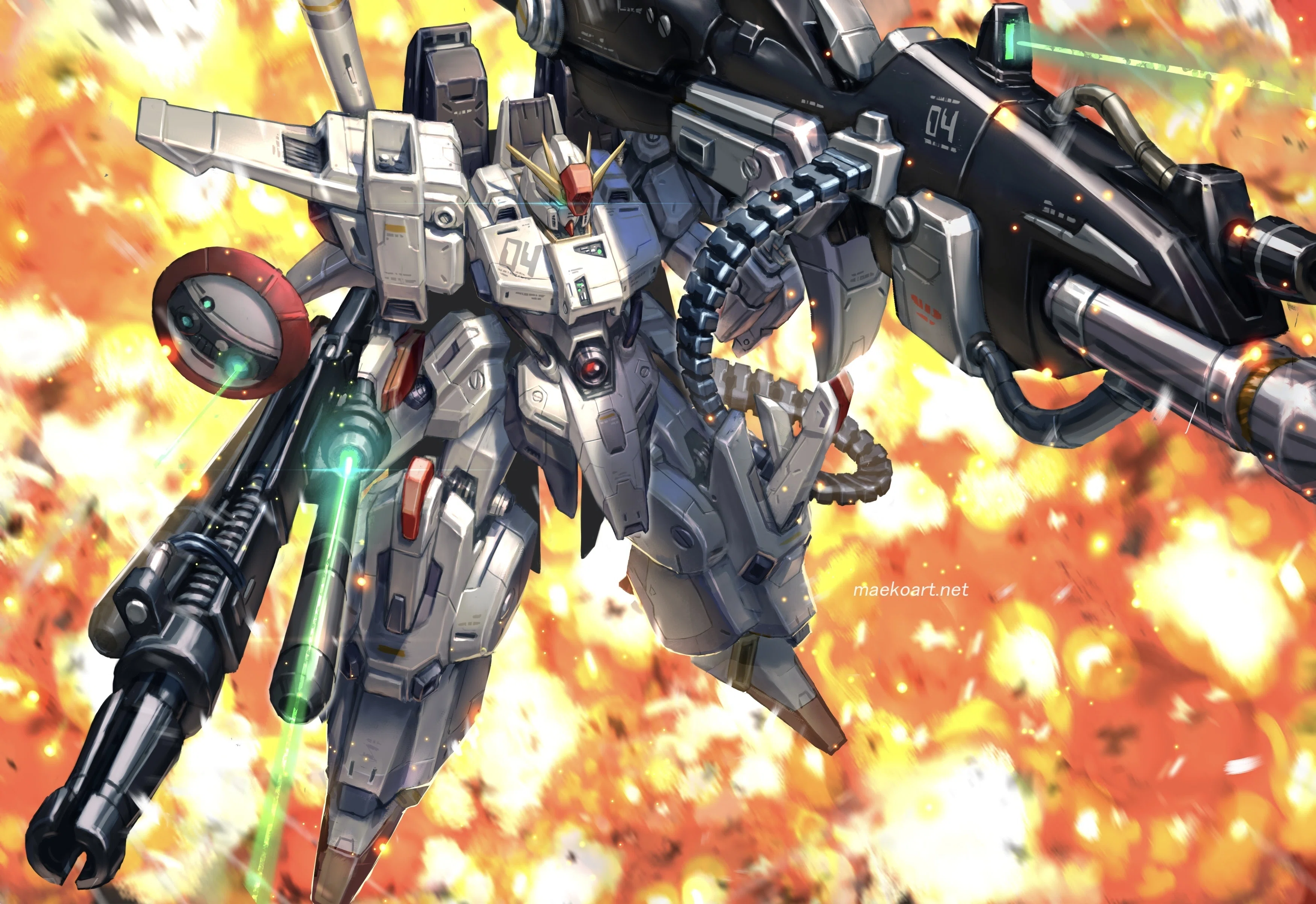 イラスト確認用 絵日記】ガンダムでメカ練習2！【1日目｜マエコ