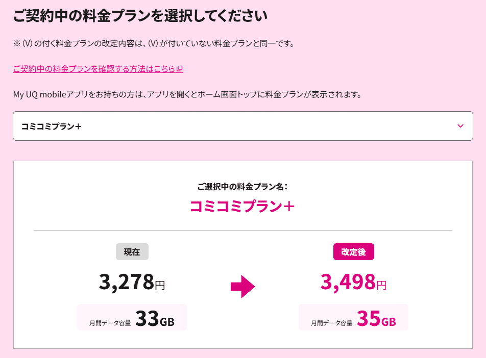 2025年11月から『UQ親子応援割』は割引額1,540円に増額だった