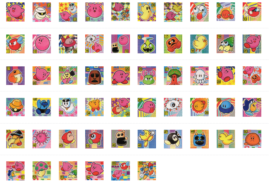 カービィのブロックボールブロスカード画像一覧｜タイムマシンガ/動画