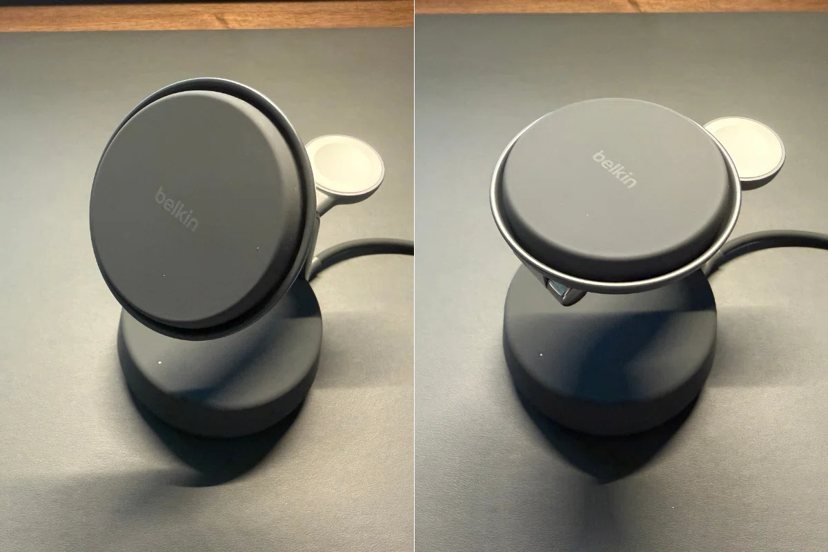 Belkin Qi2 25W ワイヤレス充電器 3 in 1でデスク革命。3種の神器を同時最速で充電する快感