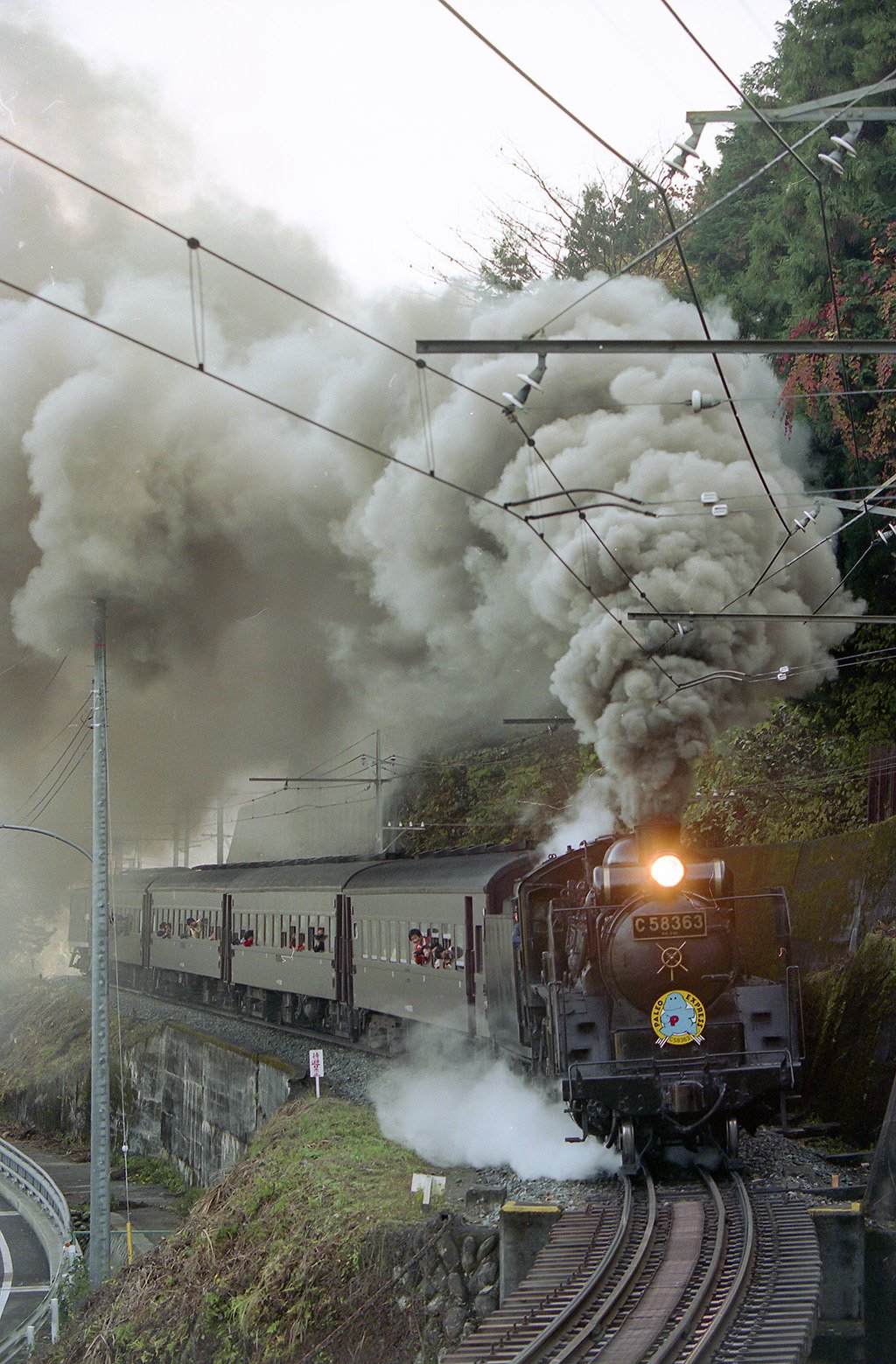 v123, 秩父鉄道：パレオエクスプレス-紅葉 （1992年）｜ひろやん