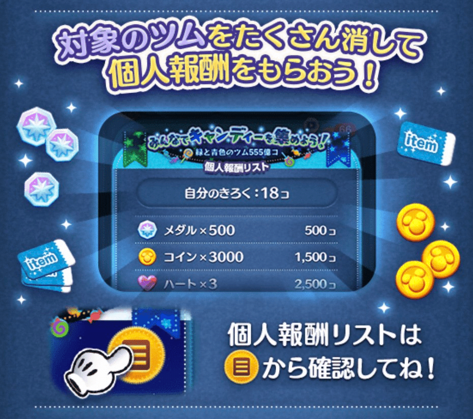 2025年中にツムツムプレボ完売を目指すnote 372日目 ひろばイベント