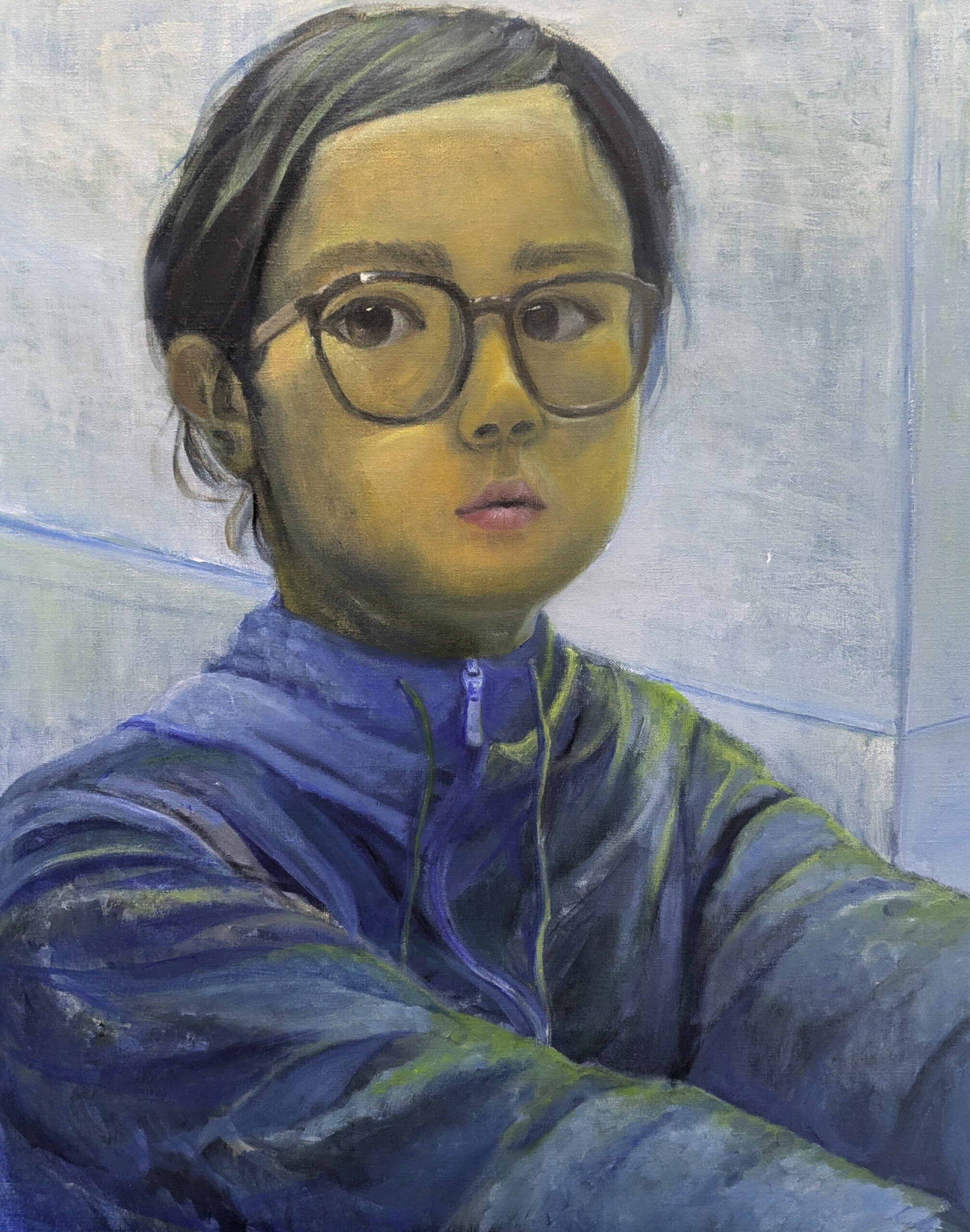 今日の絵【自画像】｜【社会実験中】だれもがゆるやかに心地よく