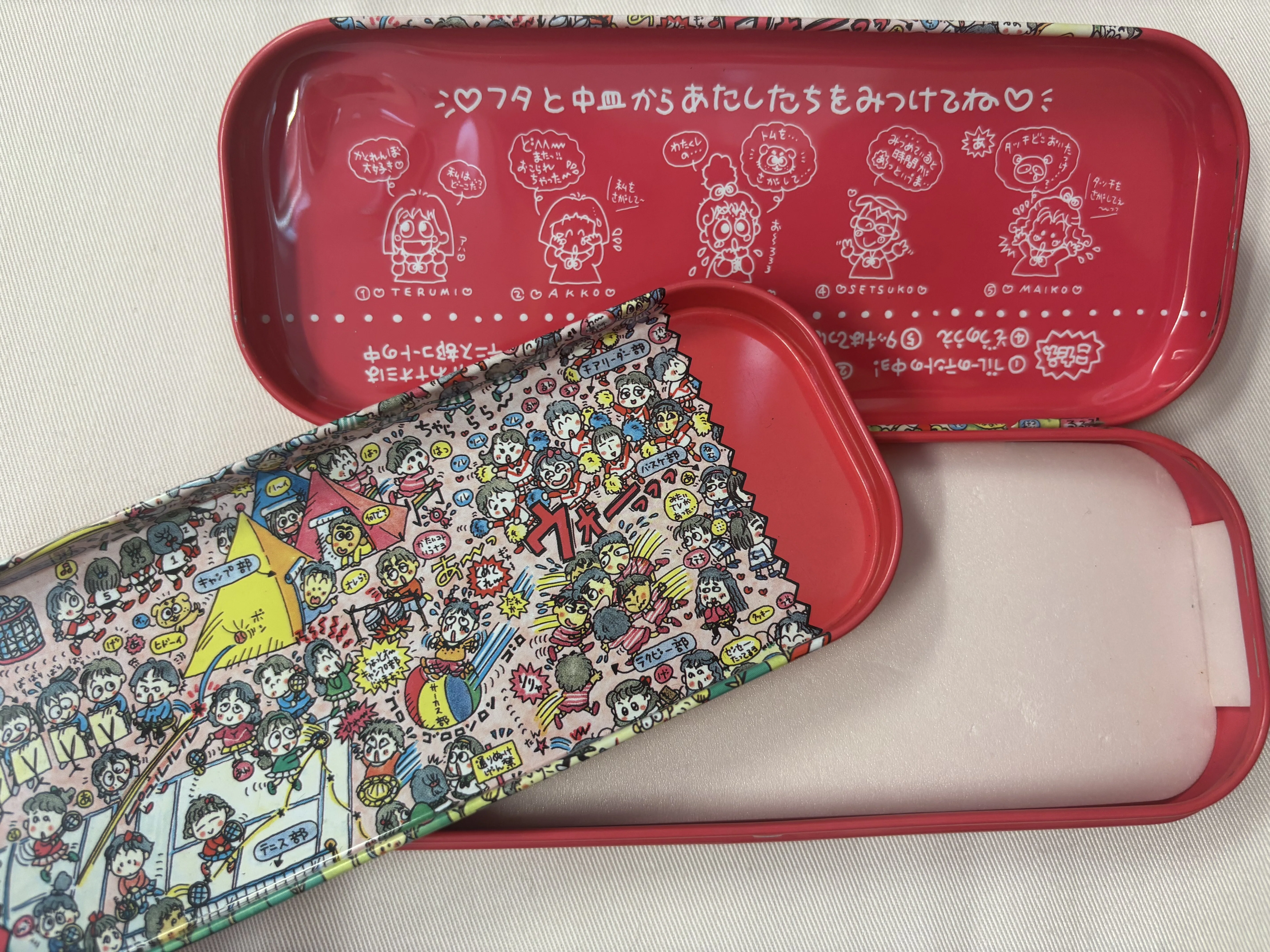 激レア！当時物★ルナティック雑技団・缶ペンケース　イラスト掲載お礼品 激レア！当時物☆ルナティック雑技団・缶ペンケース イラスト掲載お