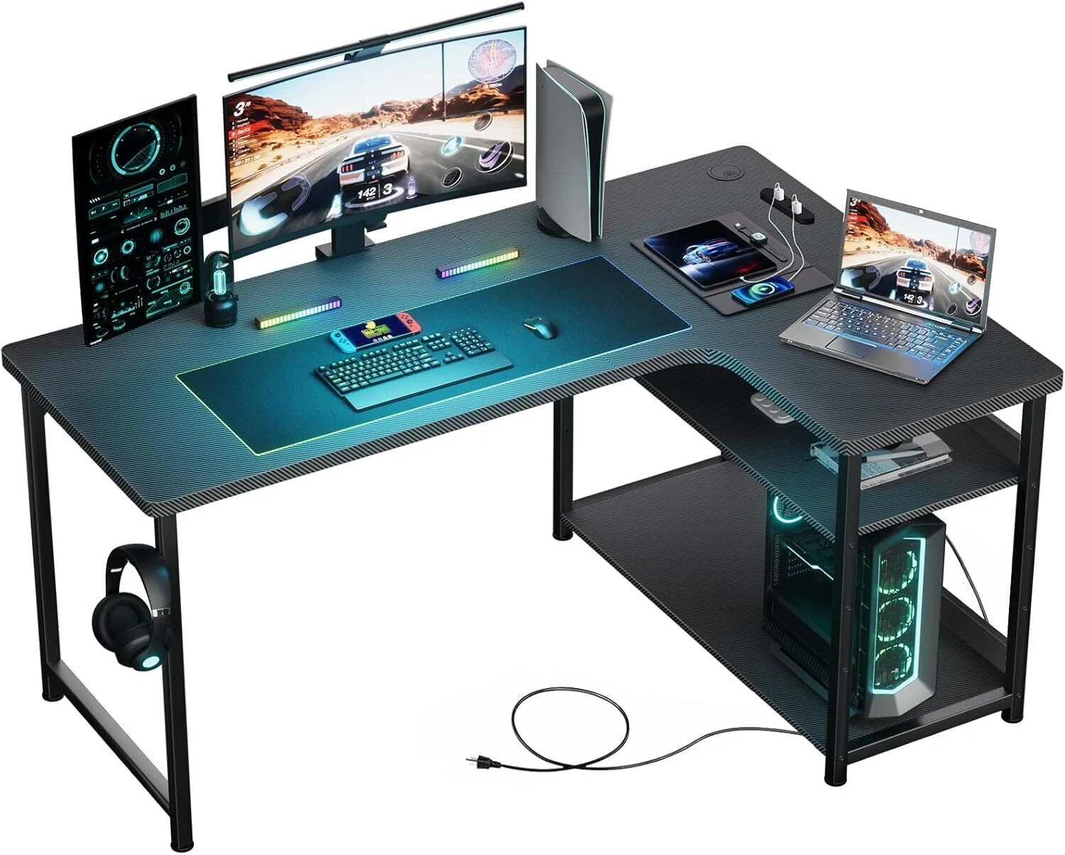 ゲーマー必見！GTRACINGのL字デスクで作業環境が劇的に変わった話