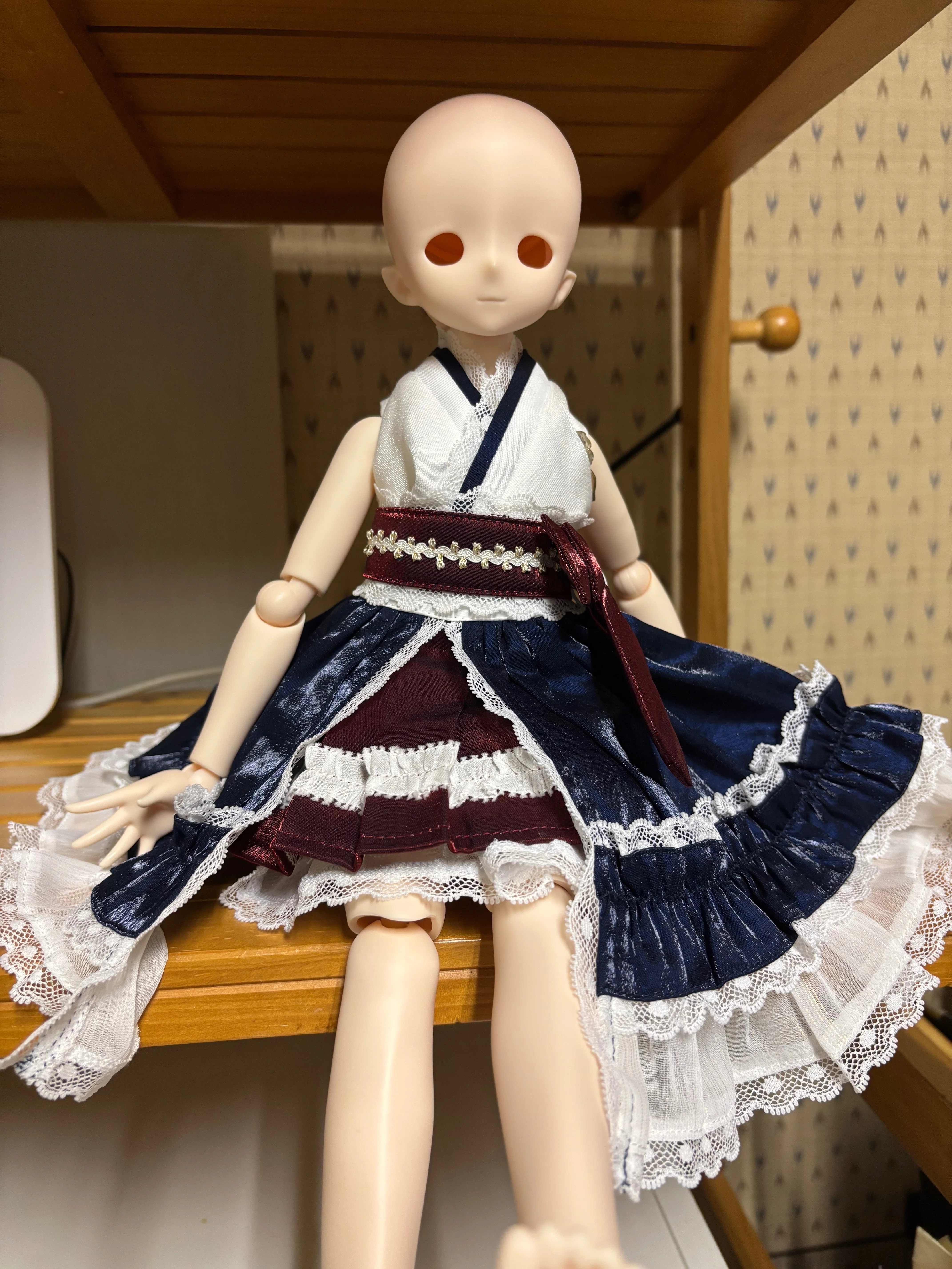 1/4ドールちゃん初お迎えした人間の様子｜れーほ