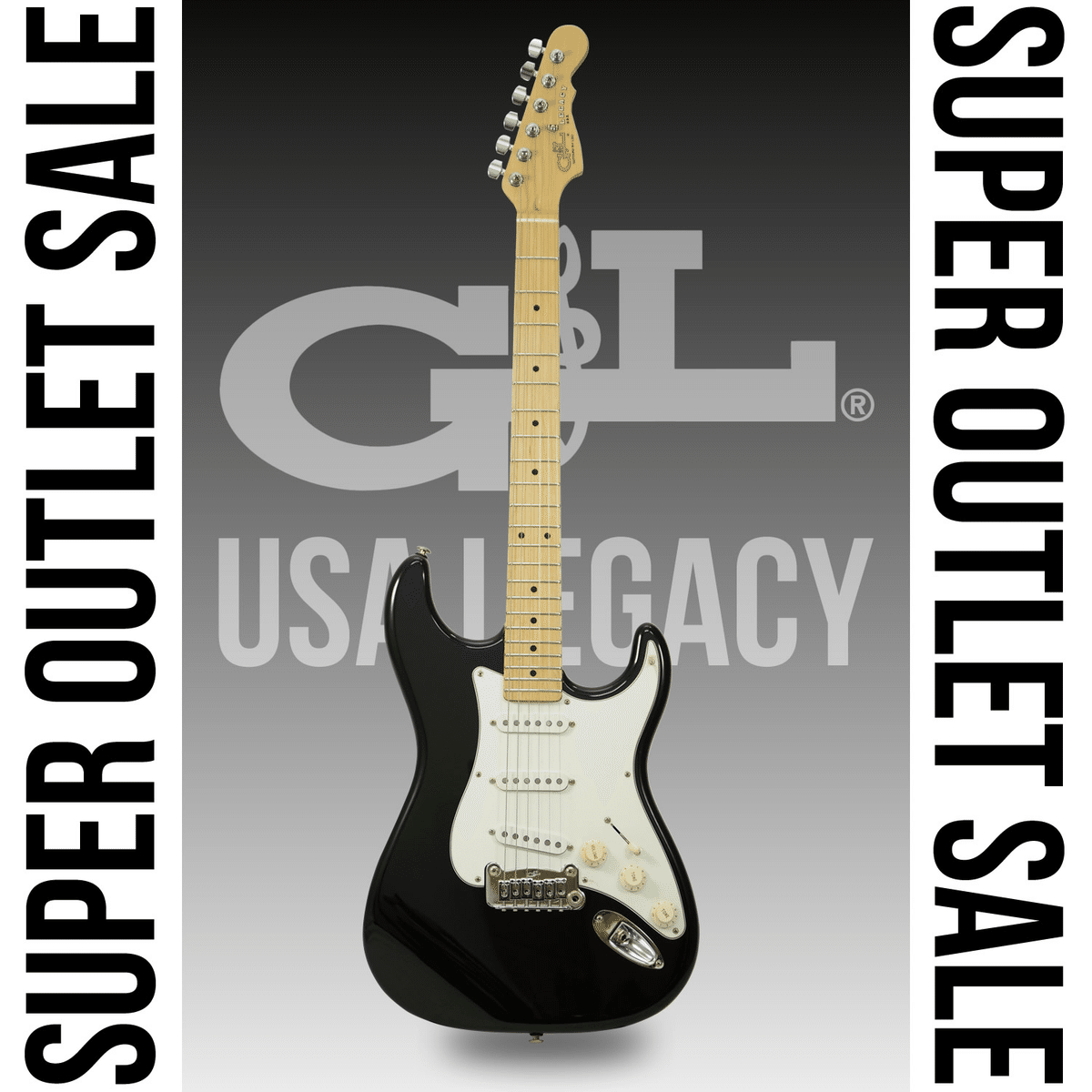 G&L Legacy エレキギター ブラック MOD G&L Tribute Legacy Special