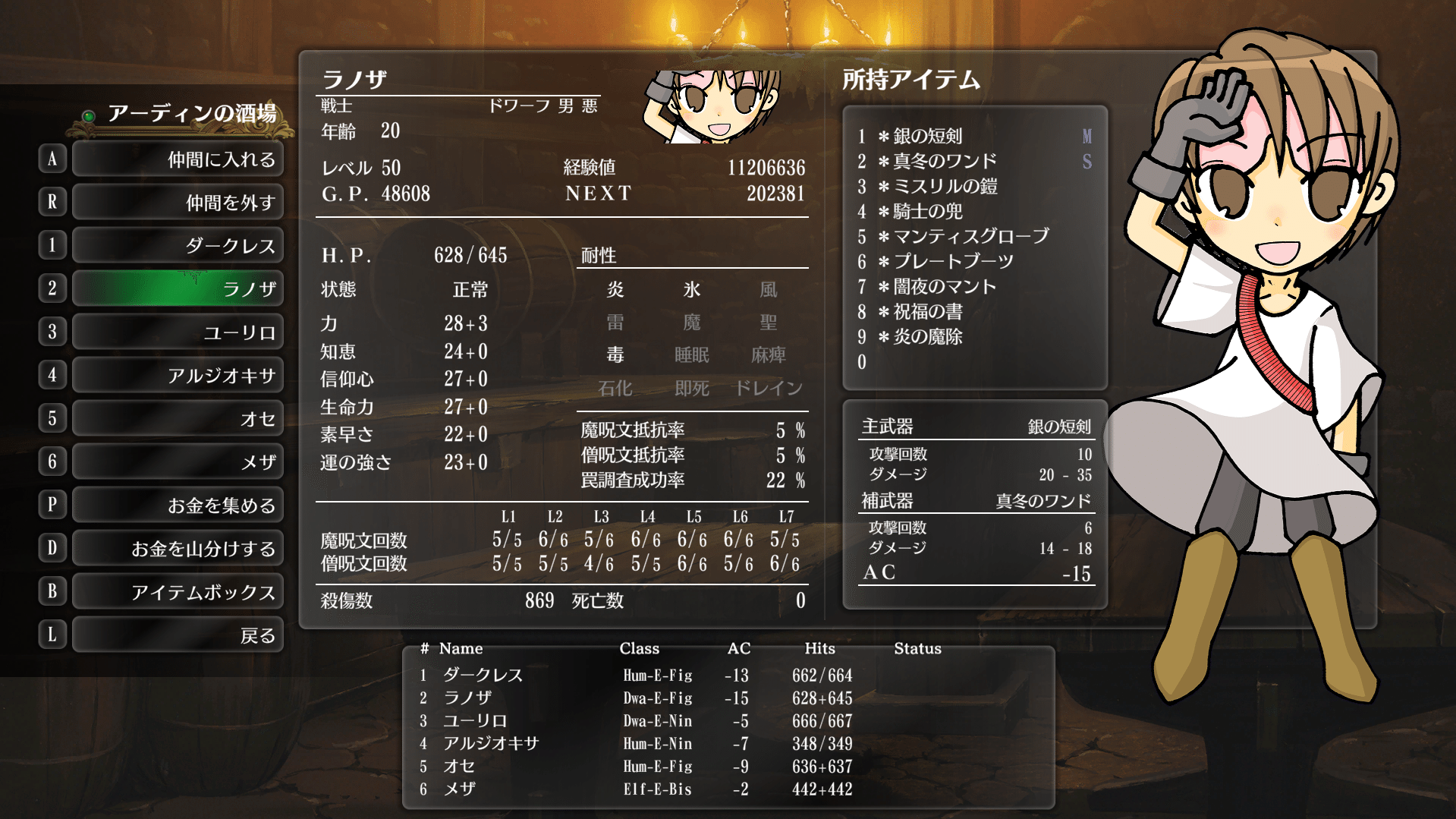 ウィザードリィ外伝 五つの試練 欠けた大地 プレイ日記 完結編｜せーら