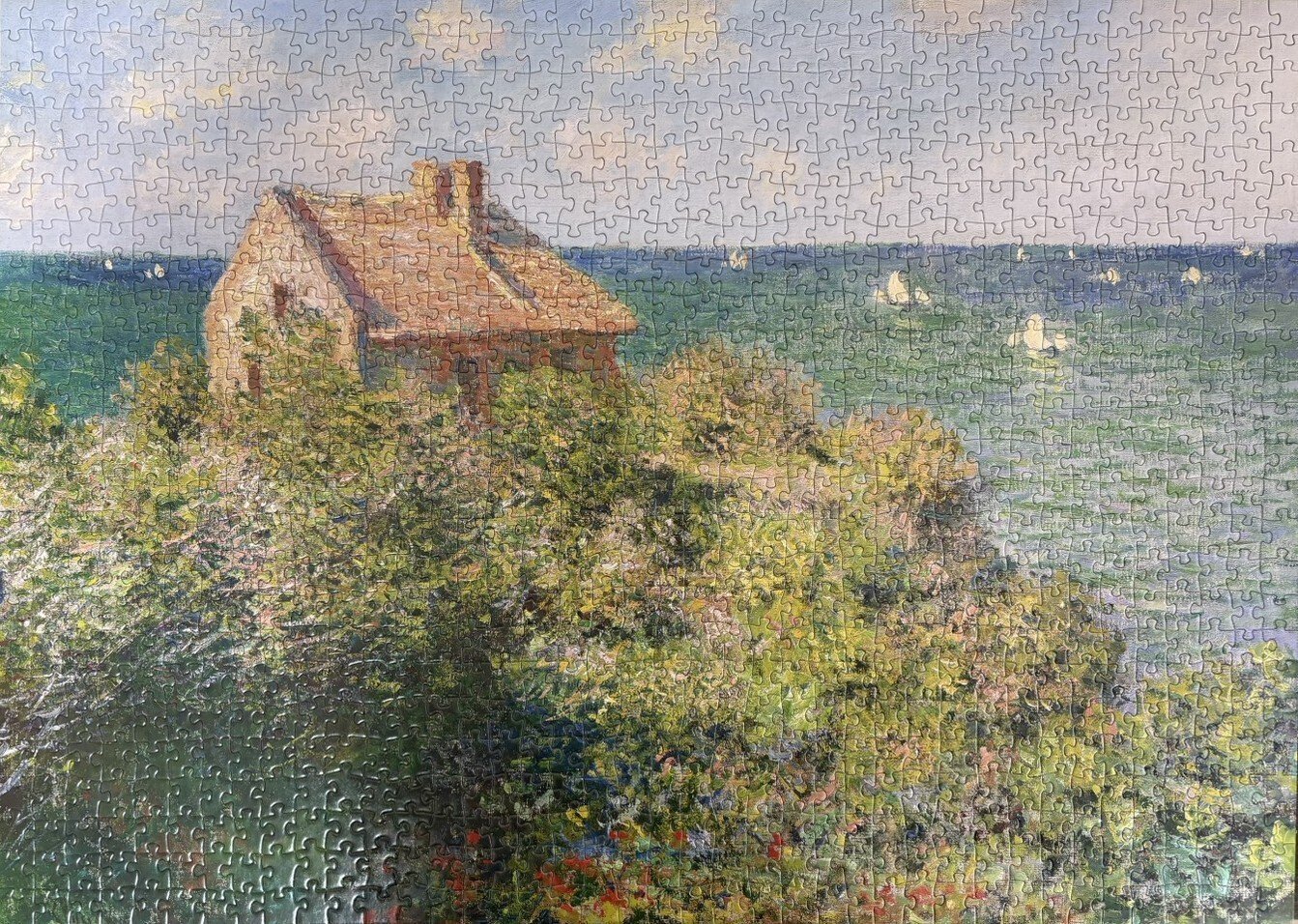 🧩11 【完成！】ついに名画が目の前に！モネ「漁師小屋」挑戦記 最終回｜O3