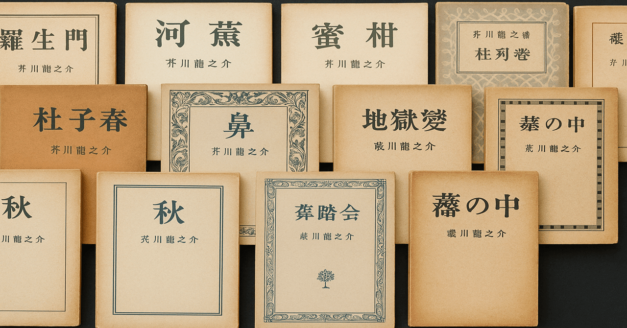 芥川龍之介が絶好のメタ認知訓練になる理由。おすすめ作品ランキング