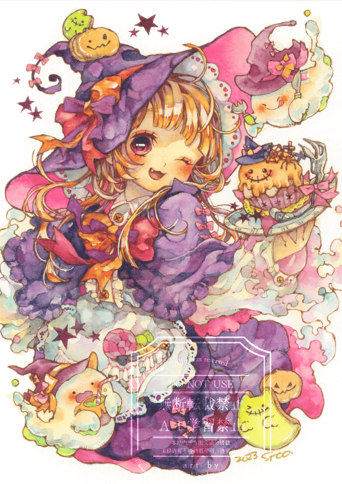 原画棚とハロウィン原画販売の話｜shiroha