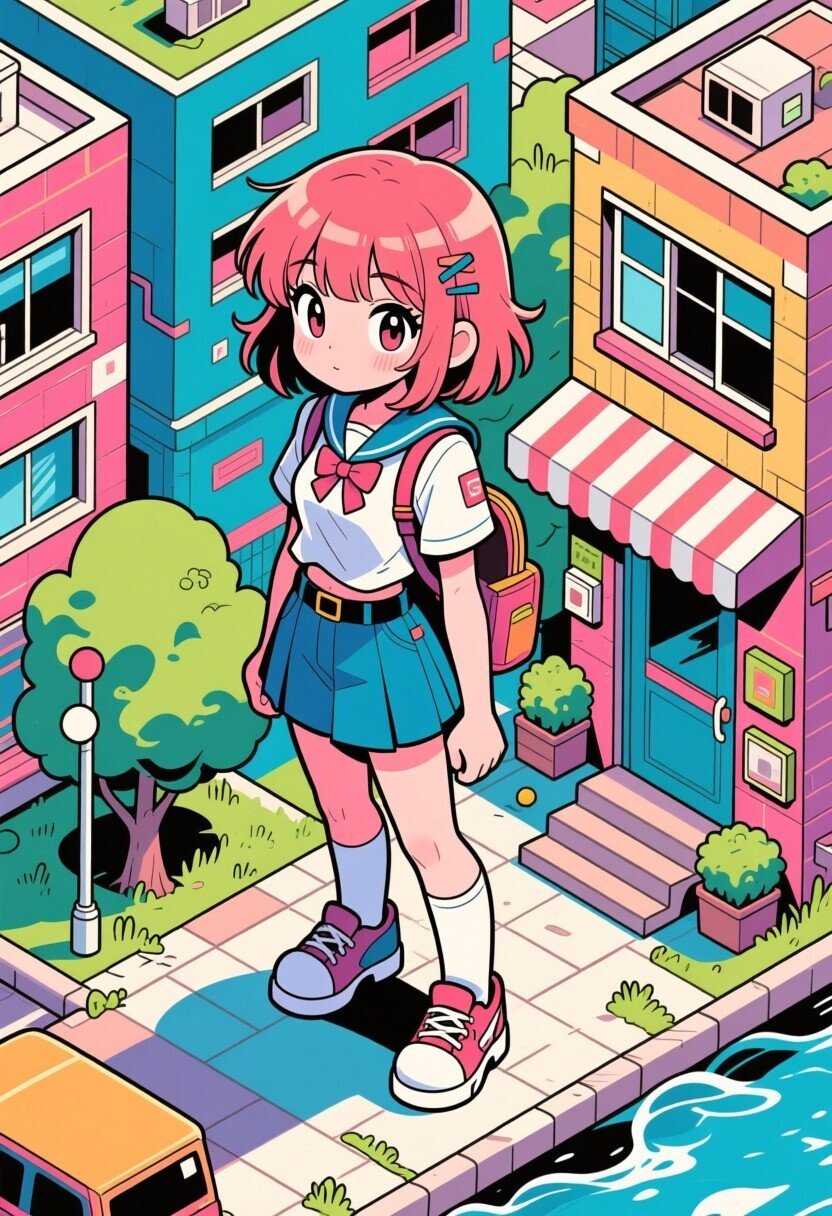 AIページ・小物4点 AI、四頭身の指示が通らない【Stable Diffusion】｜AI-Inari.Lab | AI