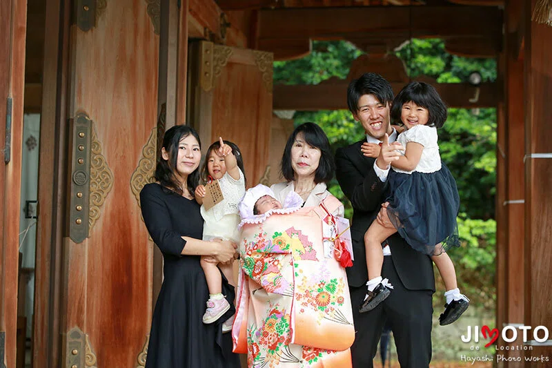四條畷神社お宮参り出張撮影