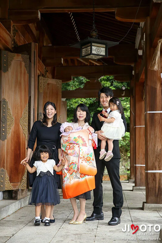 四條畷神社お宮参り出張撮影