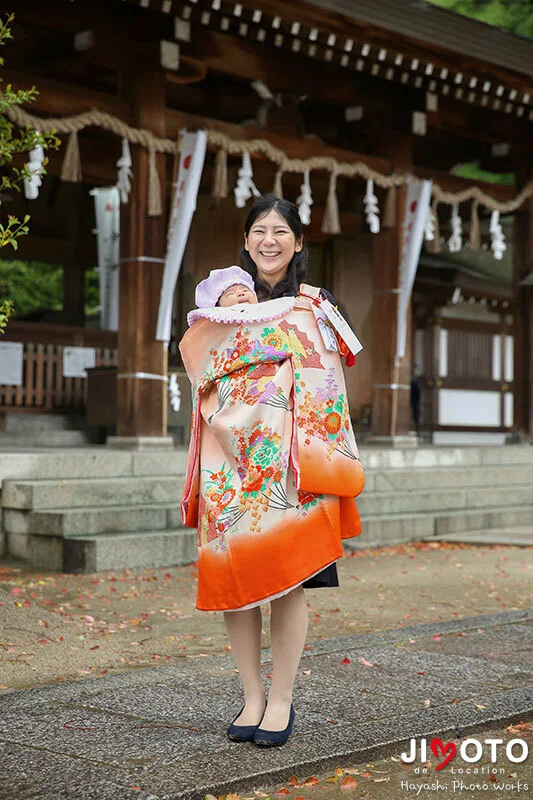 四條畷神社お宮参り出張撮影