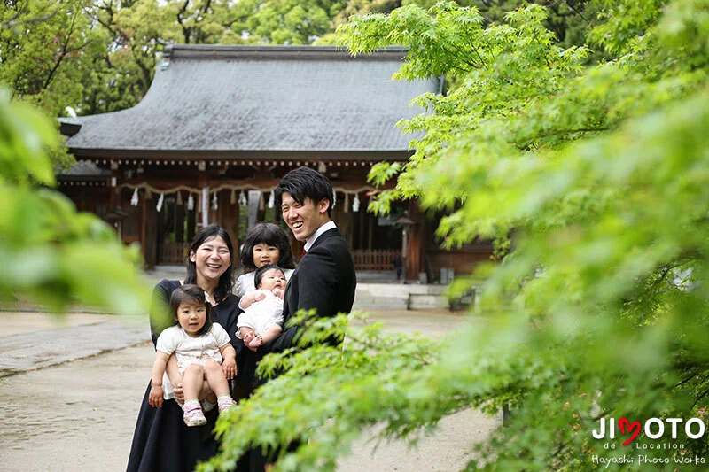 四條畷神社お宮参り出張撮影