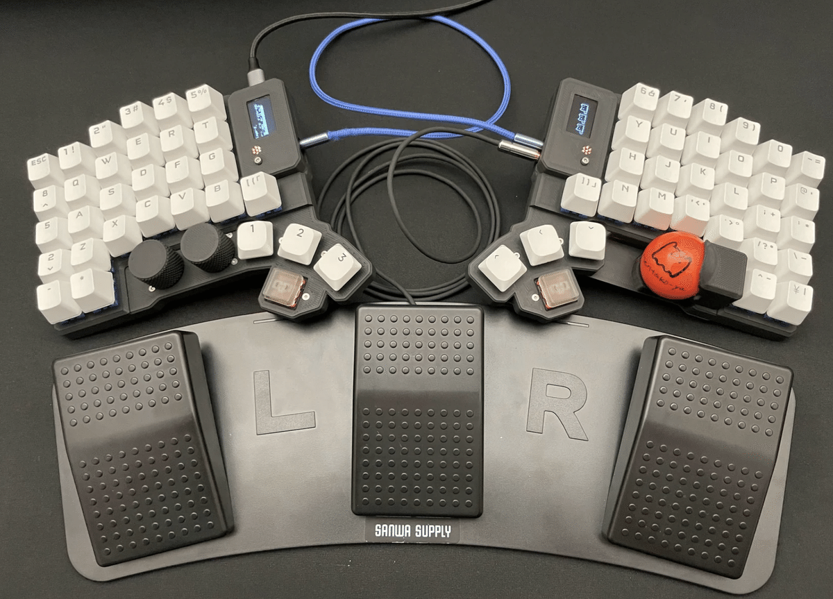 mtk64erpをダブルトラックボール版にカスタムした件｜くま534