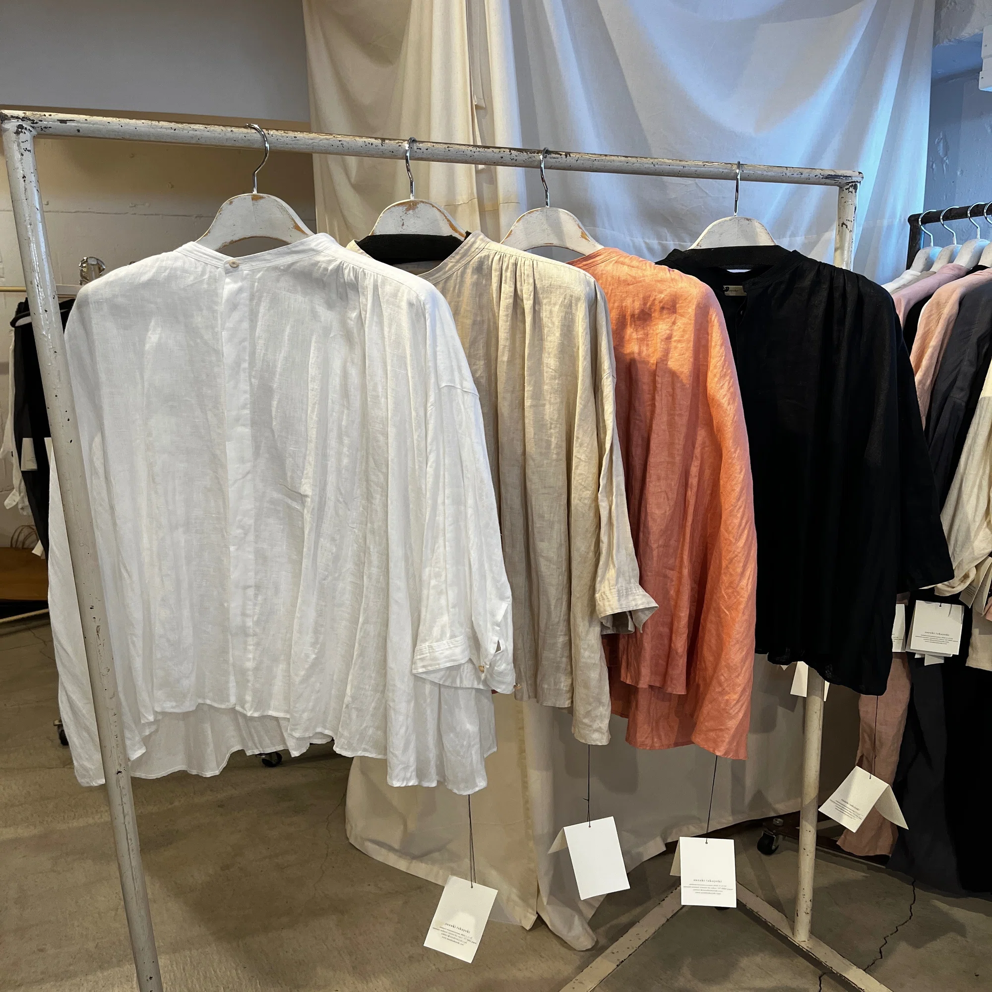 suzuki takayuki 2026 spring-summer 展示会での物撮りでご紹介vol.1 