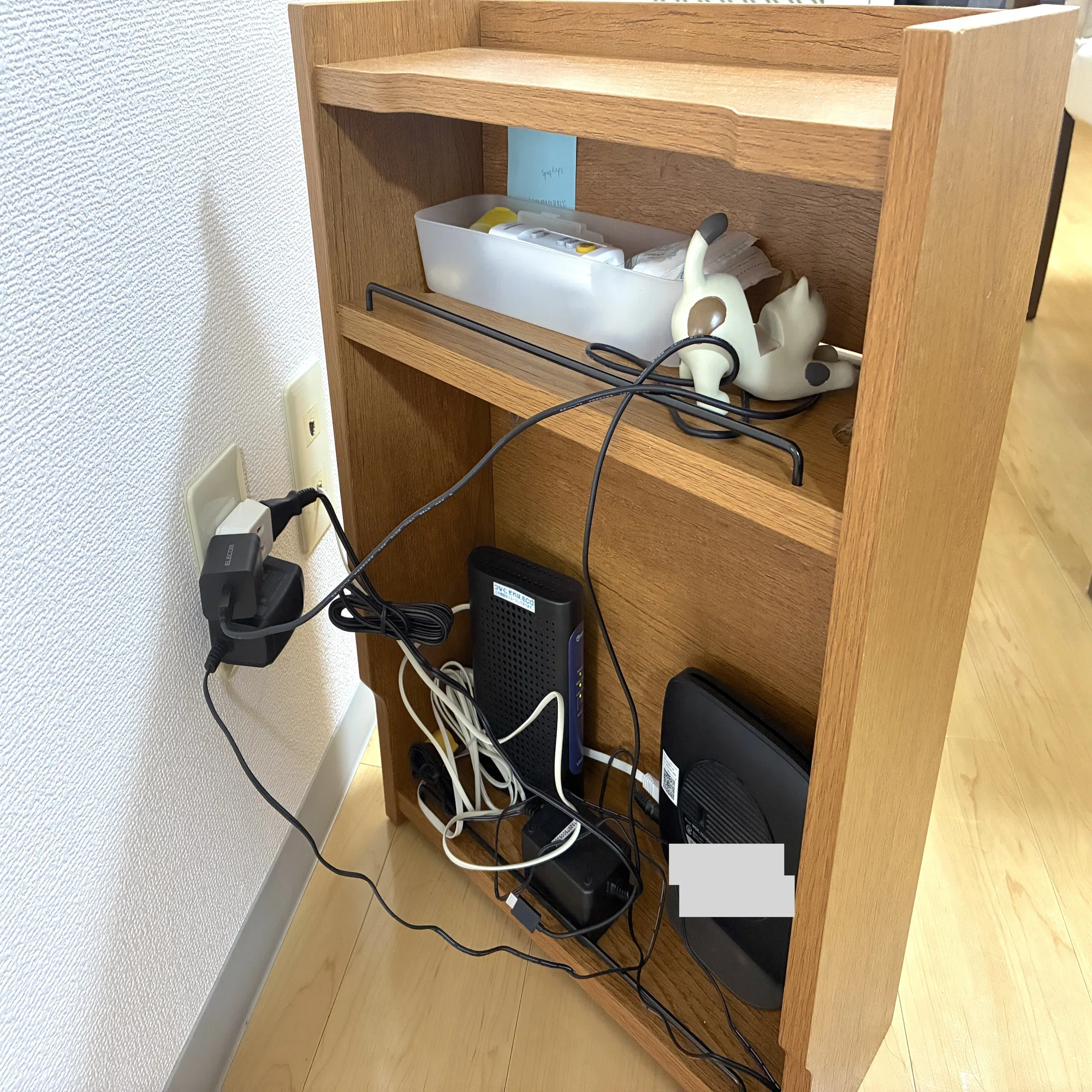 RASIK ルーター 収納 ケーブルボックス 大容量タイプをレビュー！ONU 