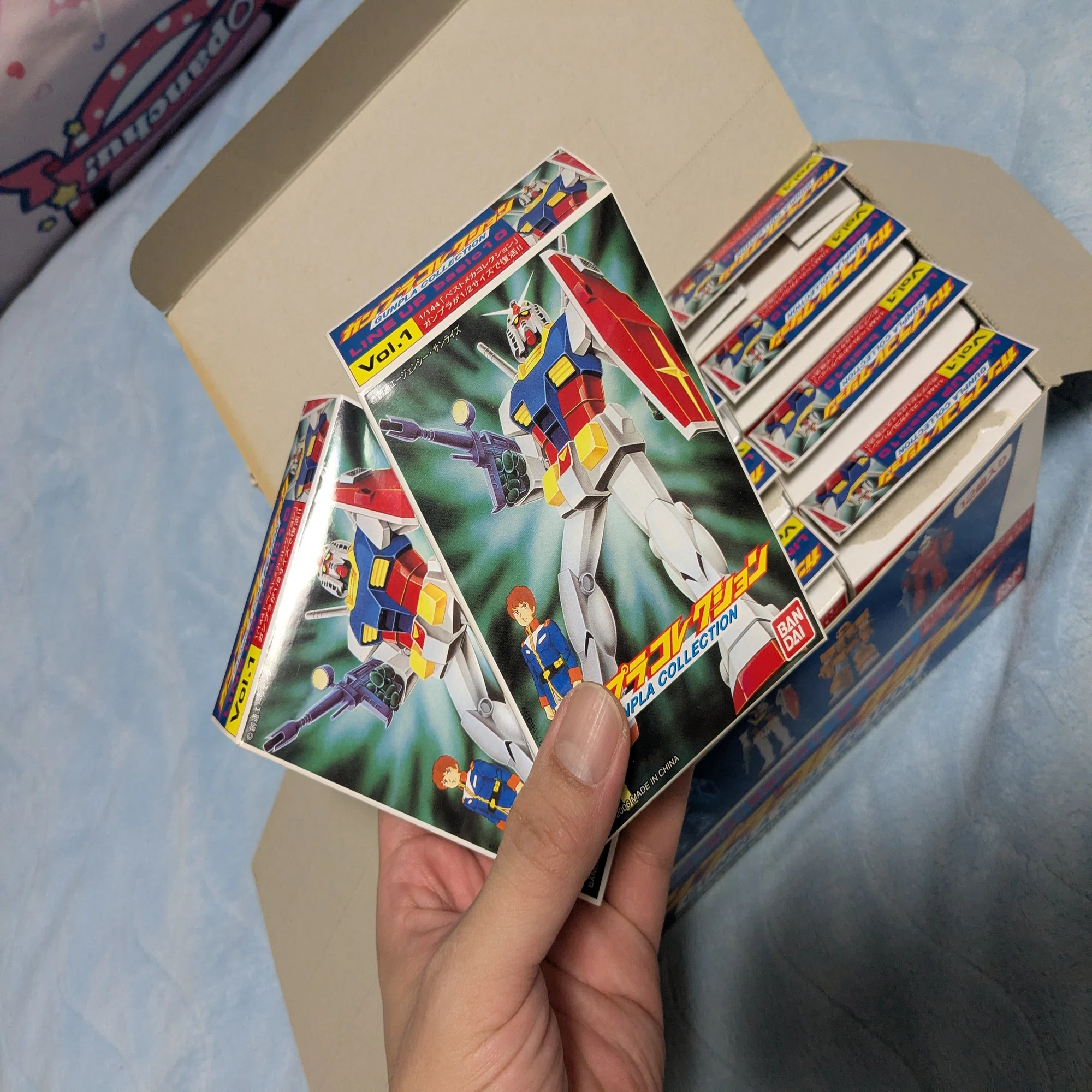 1/288 スケール 小さいけど、レアなガンプラ ガンプラコレクションを箱 