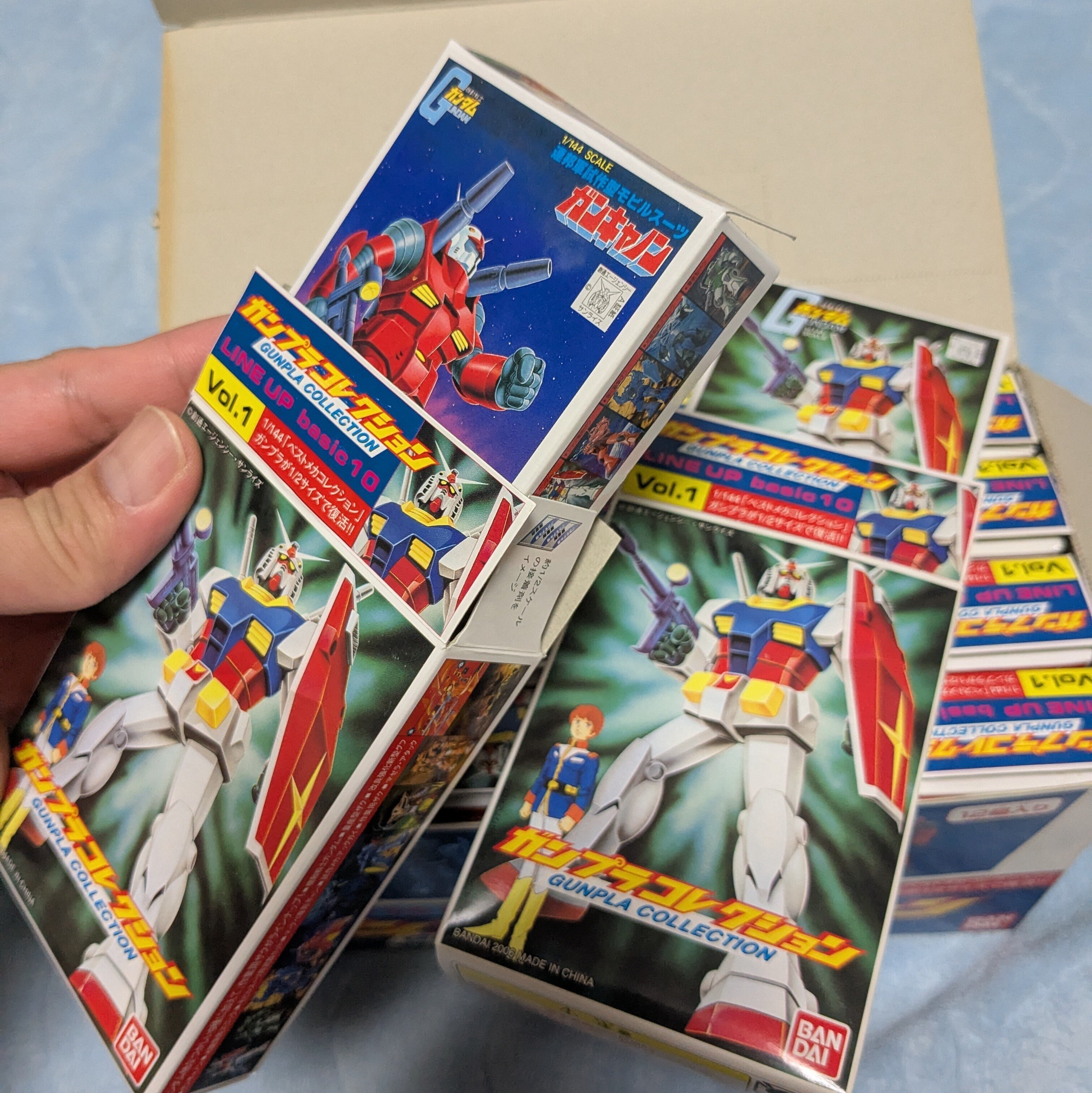 1/288 スケール 小さいけど、レアなガンプラ ガンプラコレクションを箱