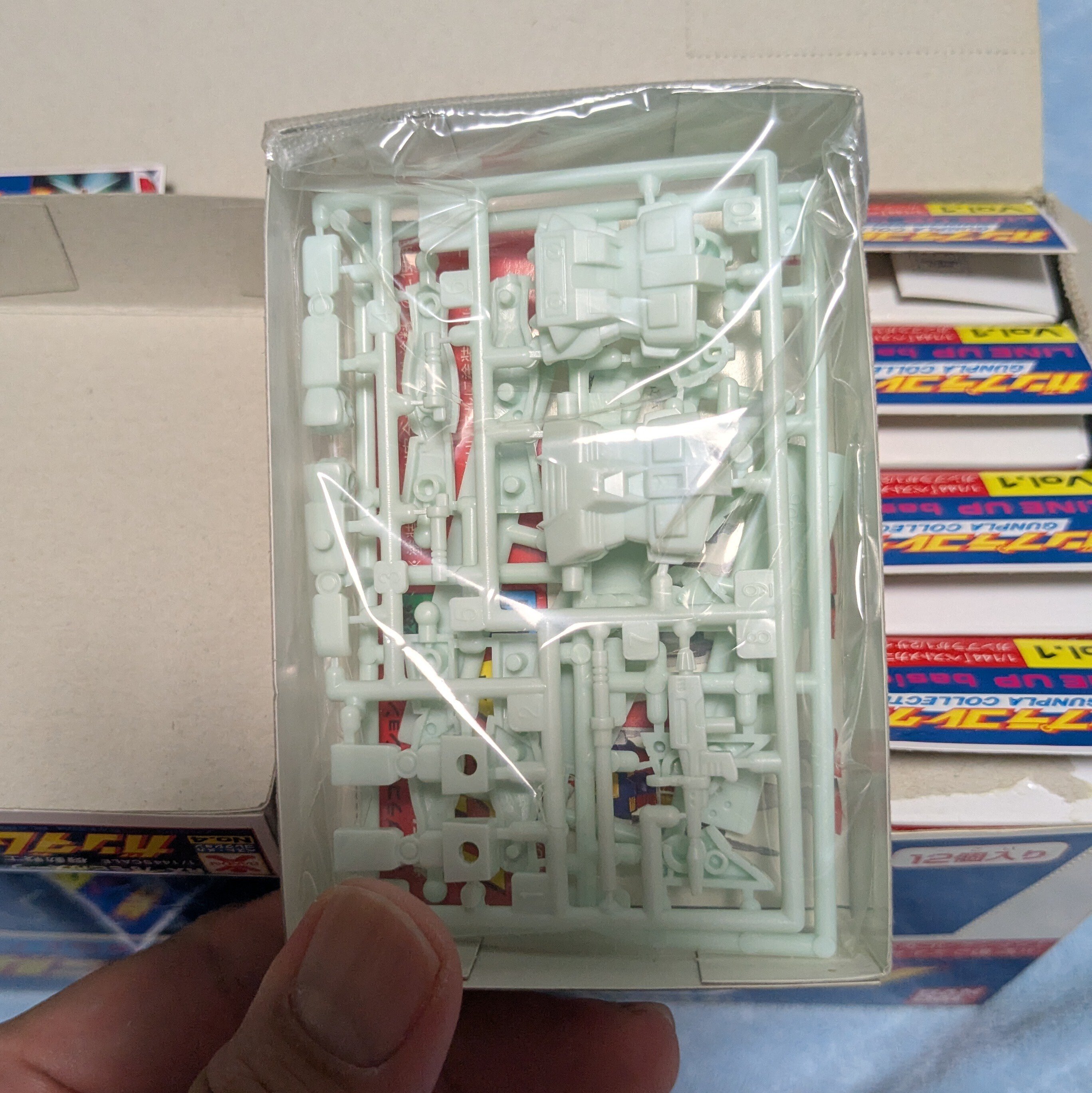 1/288 スケール 小さいけど、レアなガンプラ ガンプラコレクションを箱