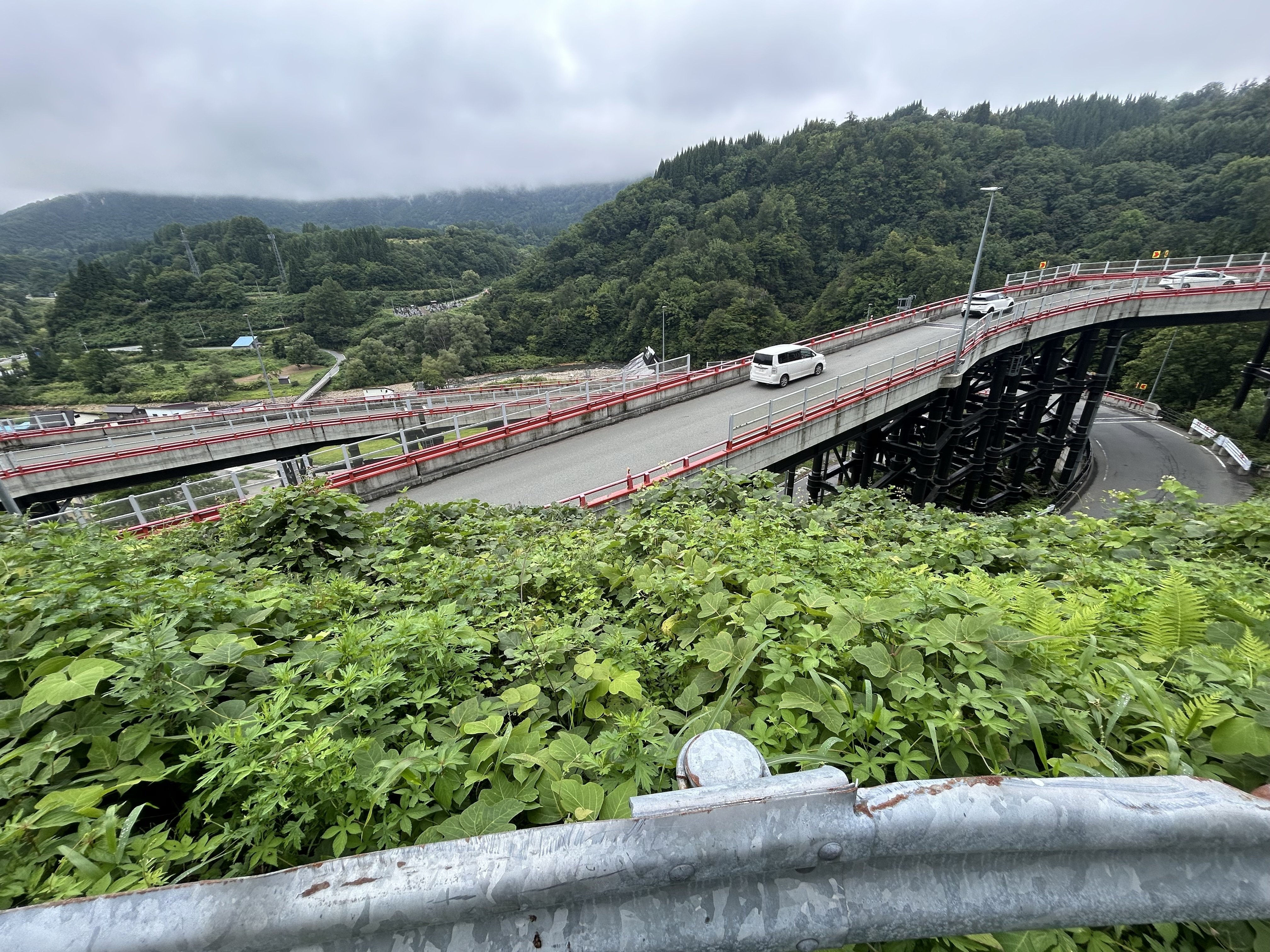 絵葉書　山形　羽前最上郡肘折温泉場　上ノ湯通り/旅館/自動車　6枚 肘折温泉は大雨被害から復旧しています