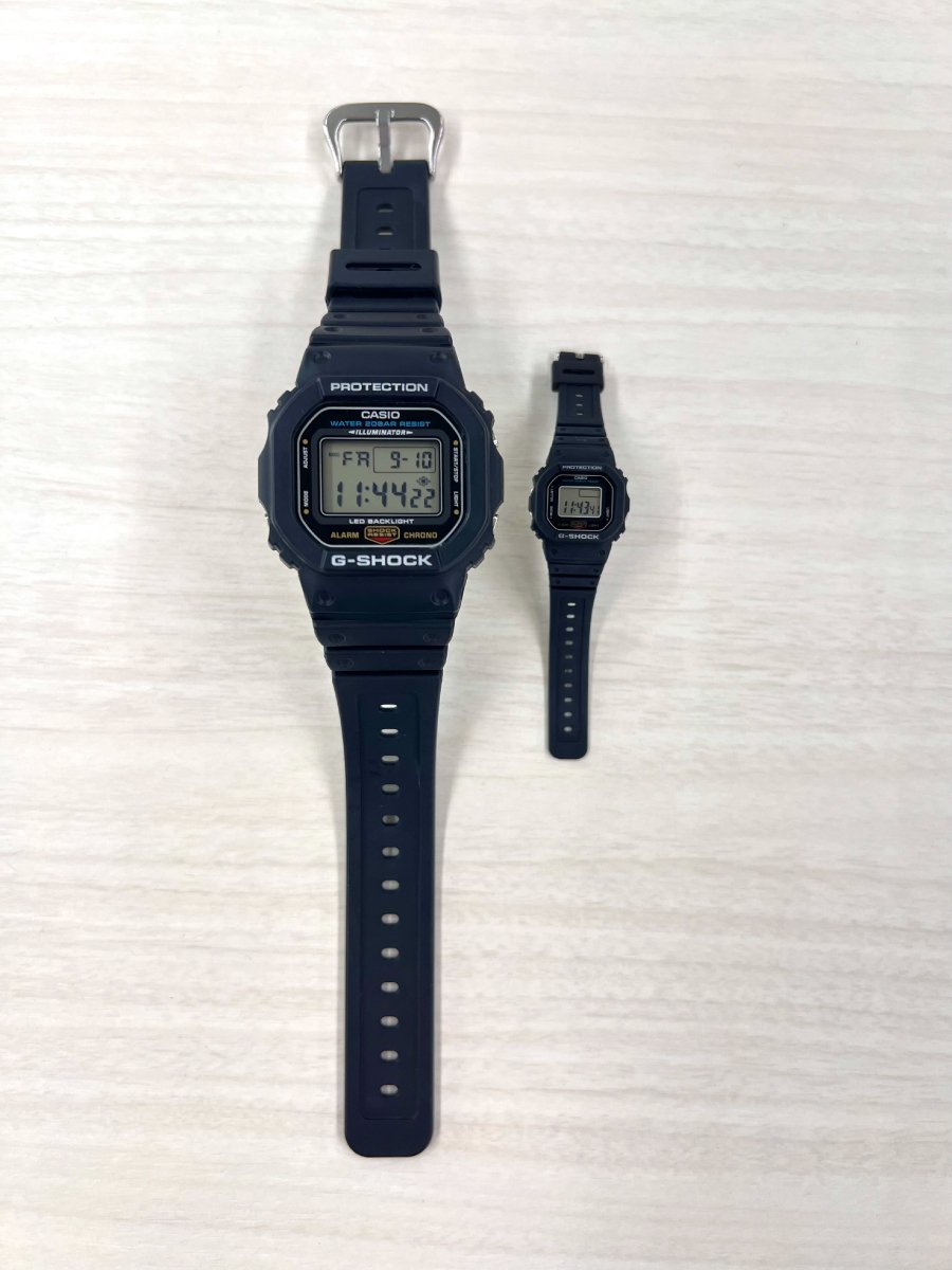 時計着用レビュー】指輪サイズのG-SHOCK nano「DWN-5600」レビュー