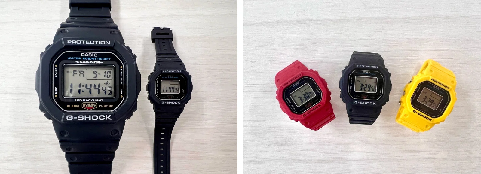 時計着用レビュー】指輪サイズのG-SHOCK nano「DWN-5600」レビュー