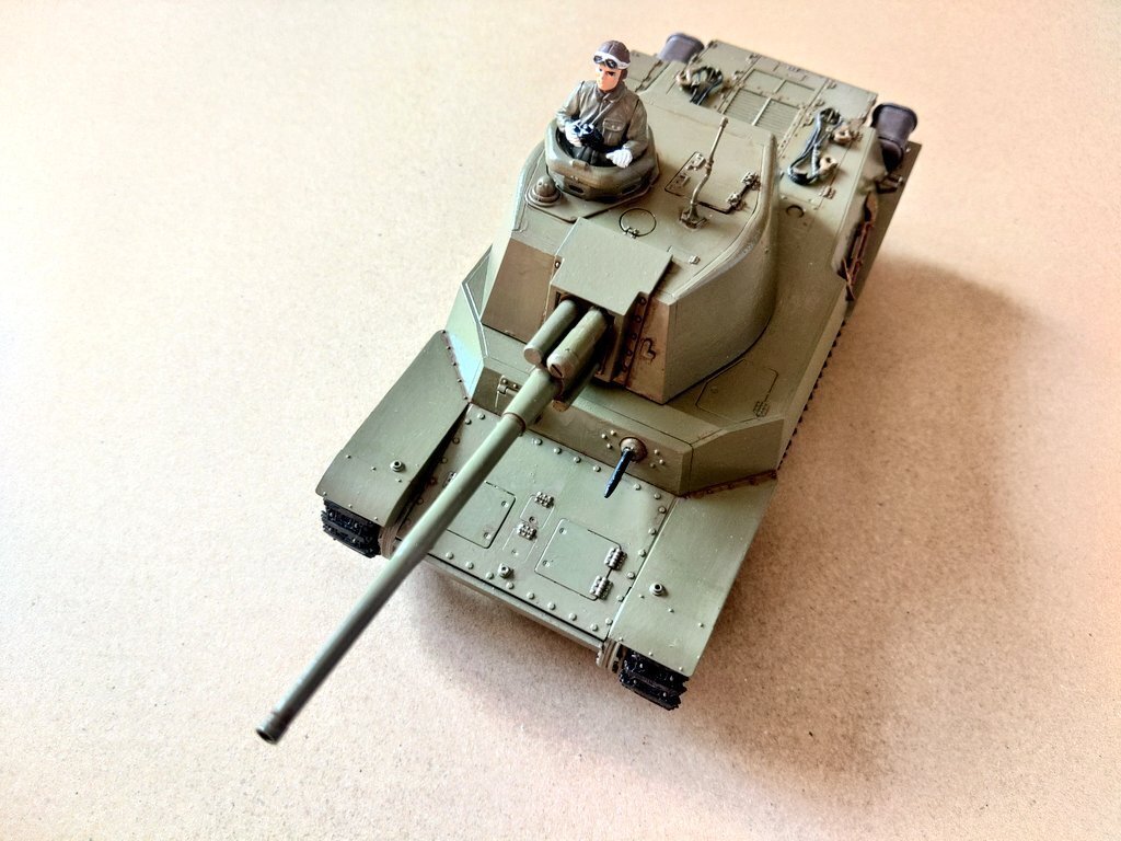 ファインモールド四式中戦車チト試作型八九式中戦車（ジャンク品）八九